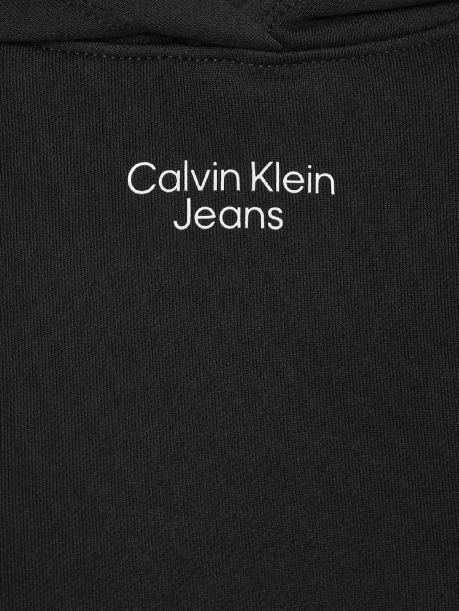 detail Calvin Klein dámska čierna mikina