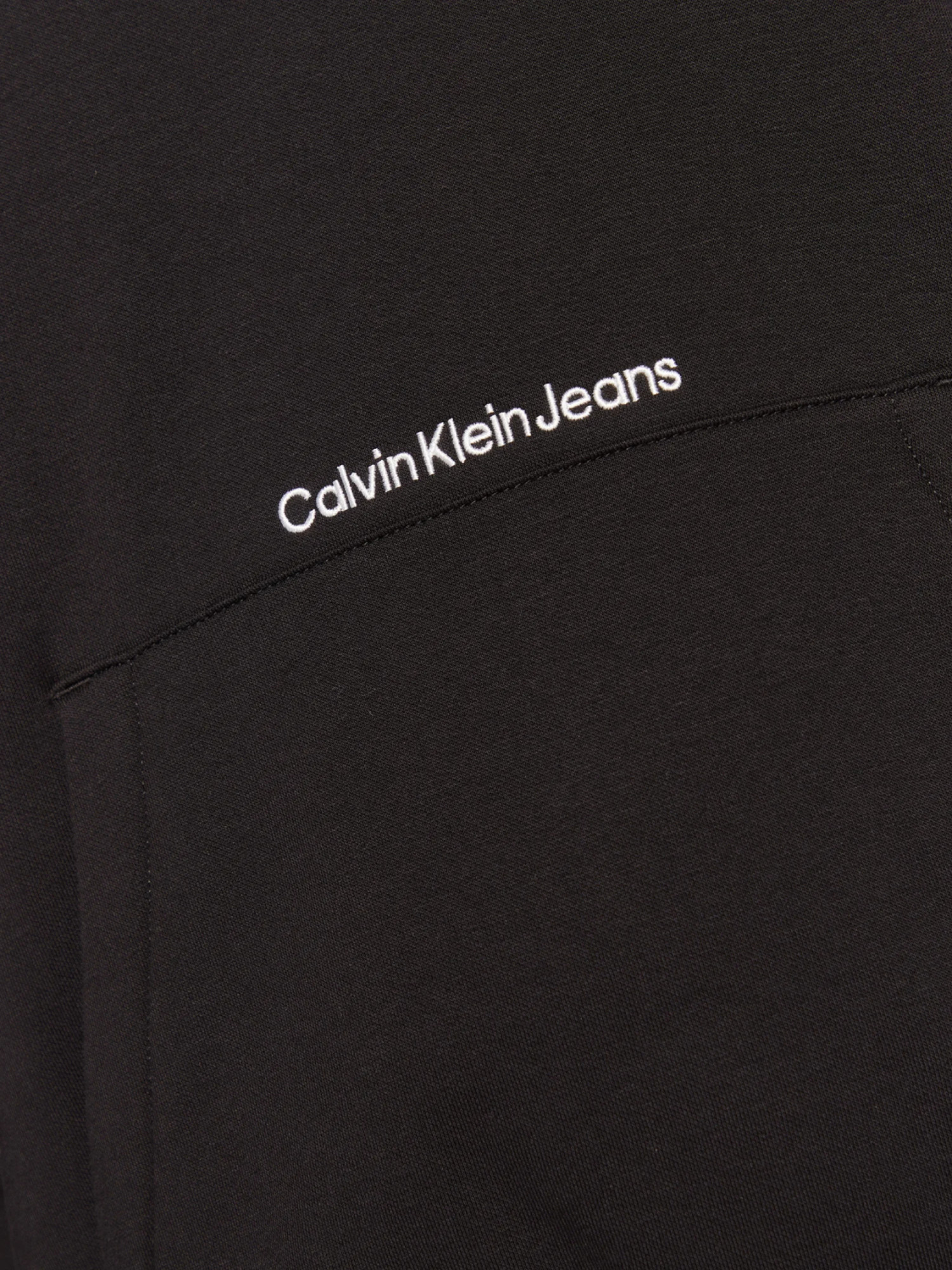 detail Calvin Klein dámska čierna mikina
