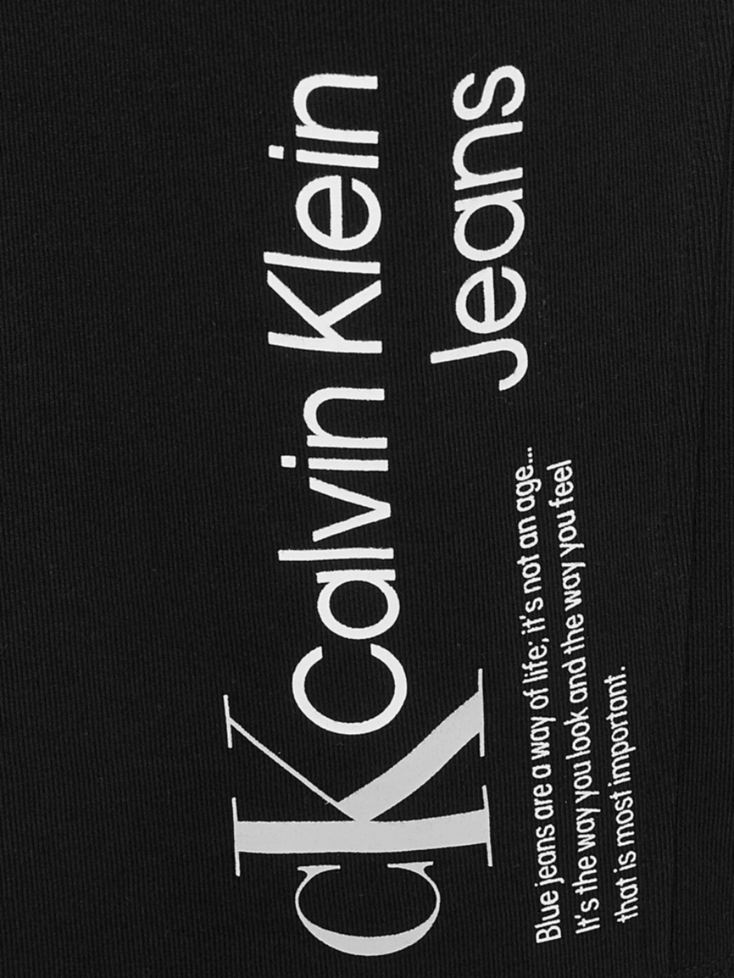 detail Calvin Klein dámska čierna sukňa
