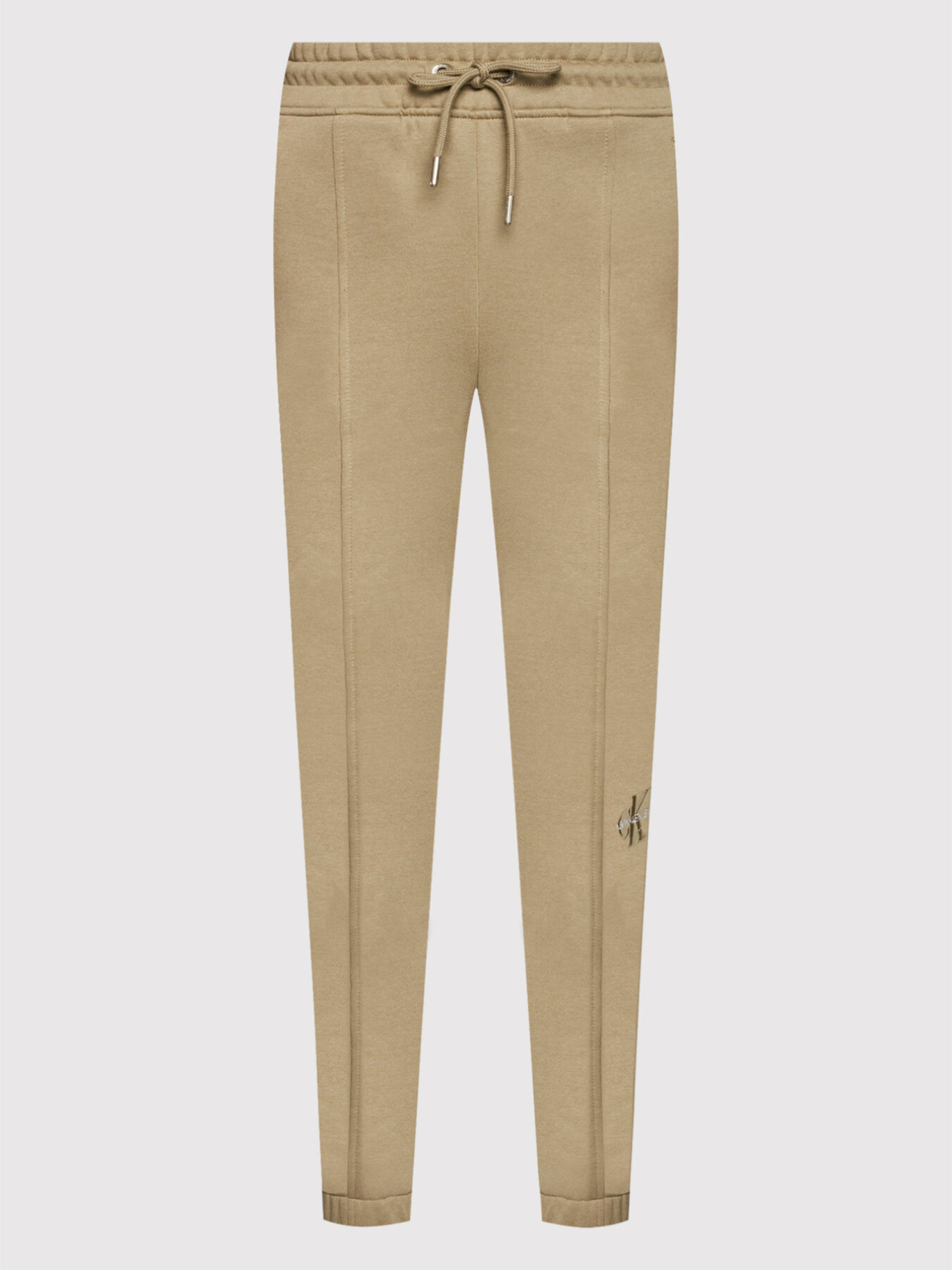 detail Calvin Klein dámske béžové tepláky