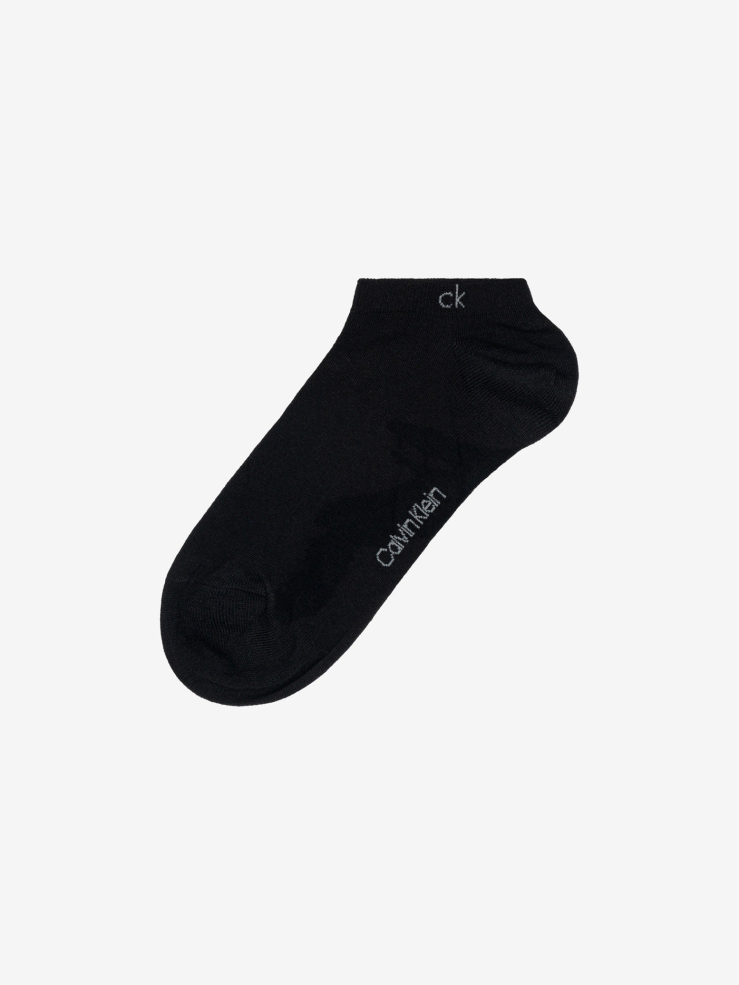 detail Calvin Klein pánske čierne ponožky 2 pack