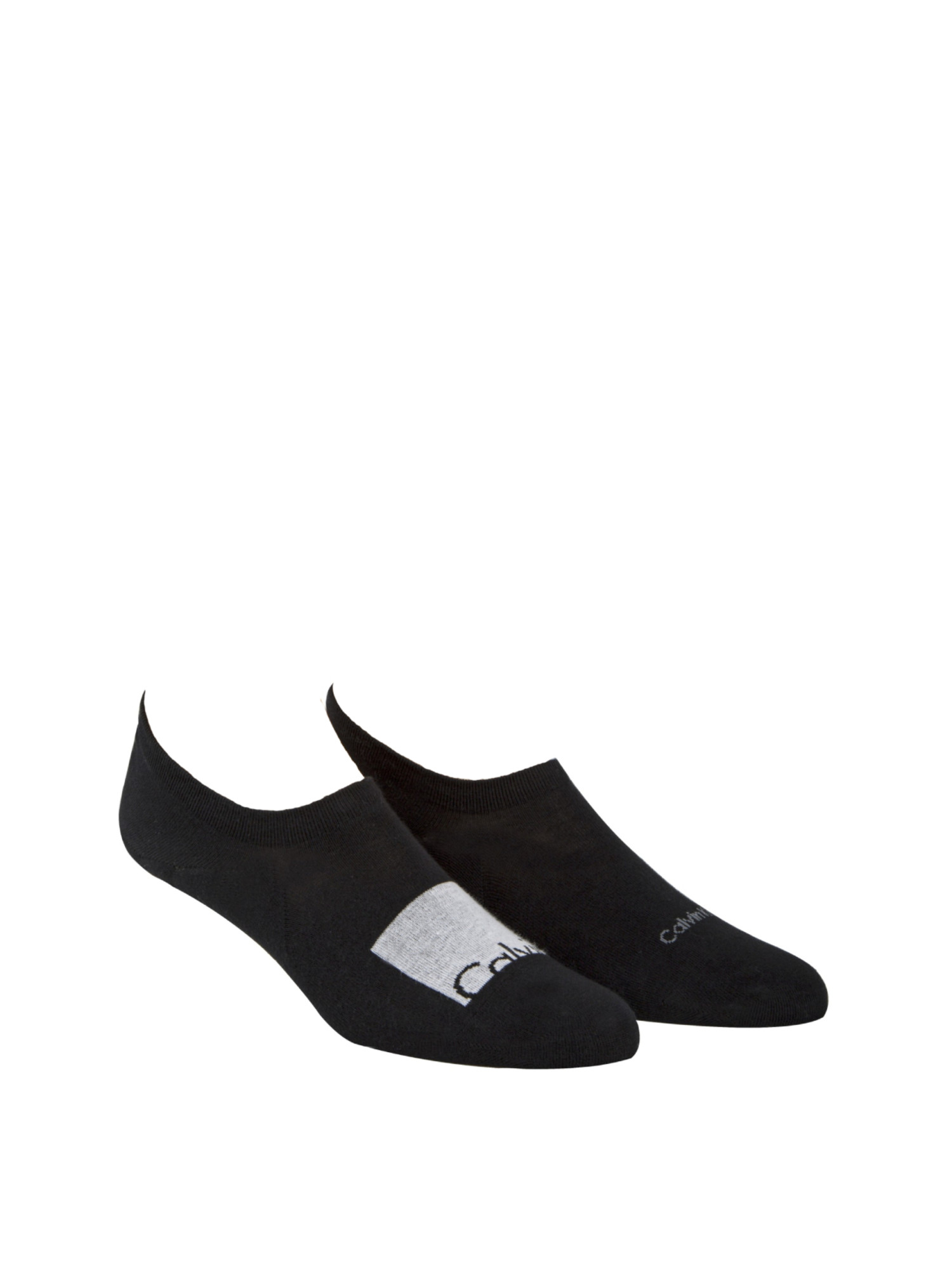 detail Calvin Klein pánske čierne ponožky 2 pack