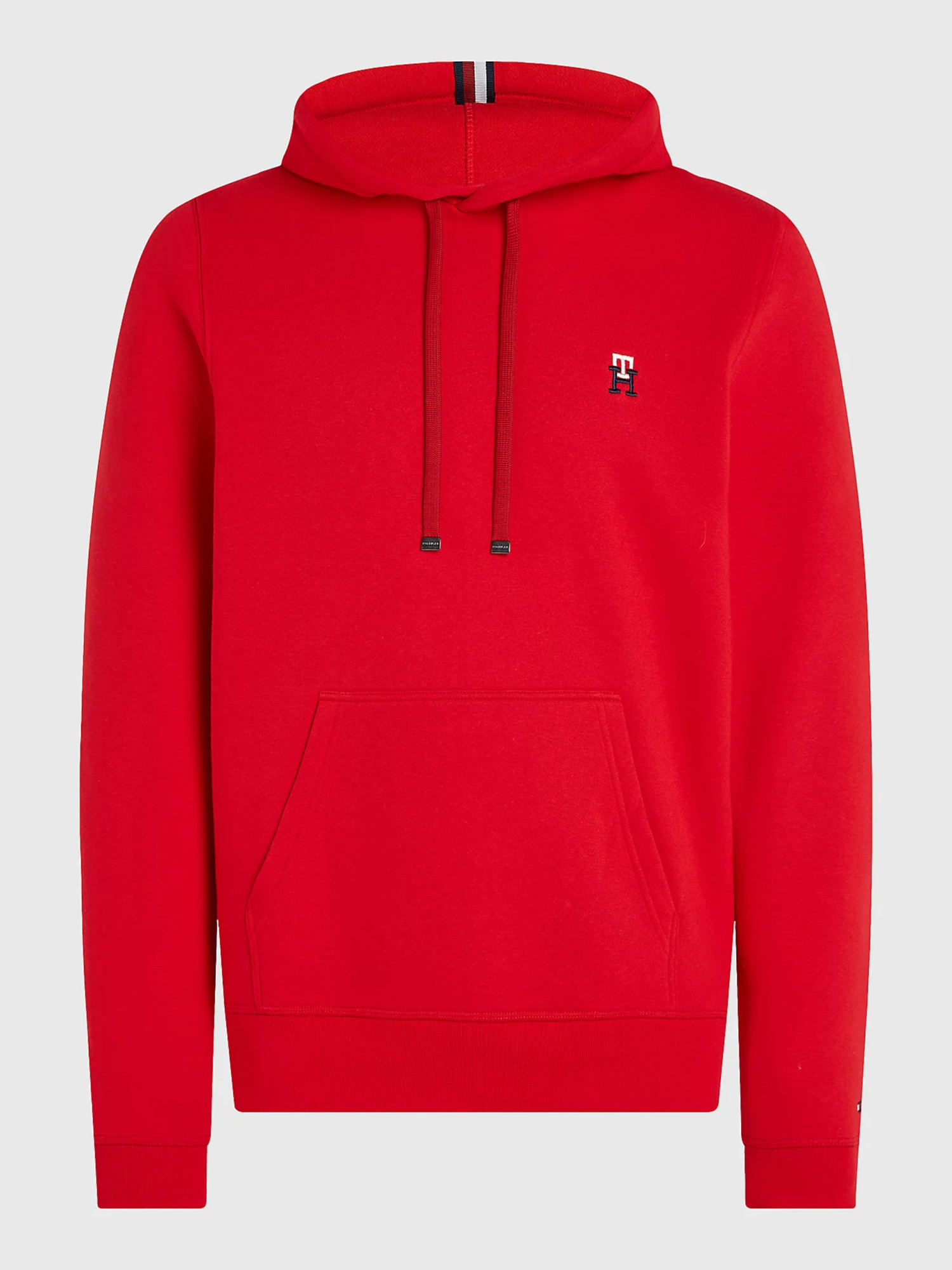 detail Tommy Hilfiger pánska červená mikina
