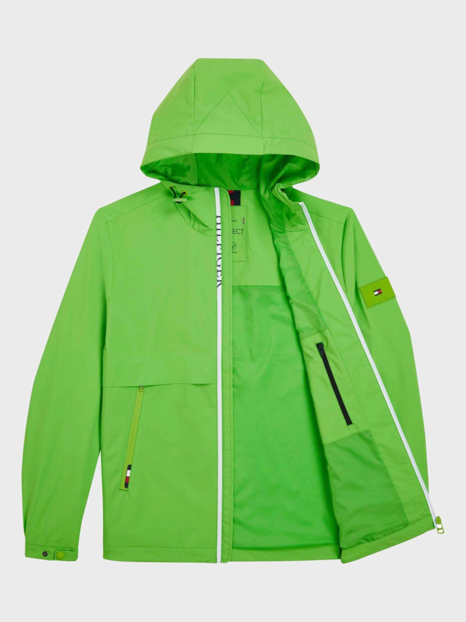 detail Tommy Hilfiger pánska zelená bunda