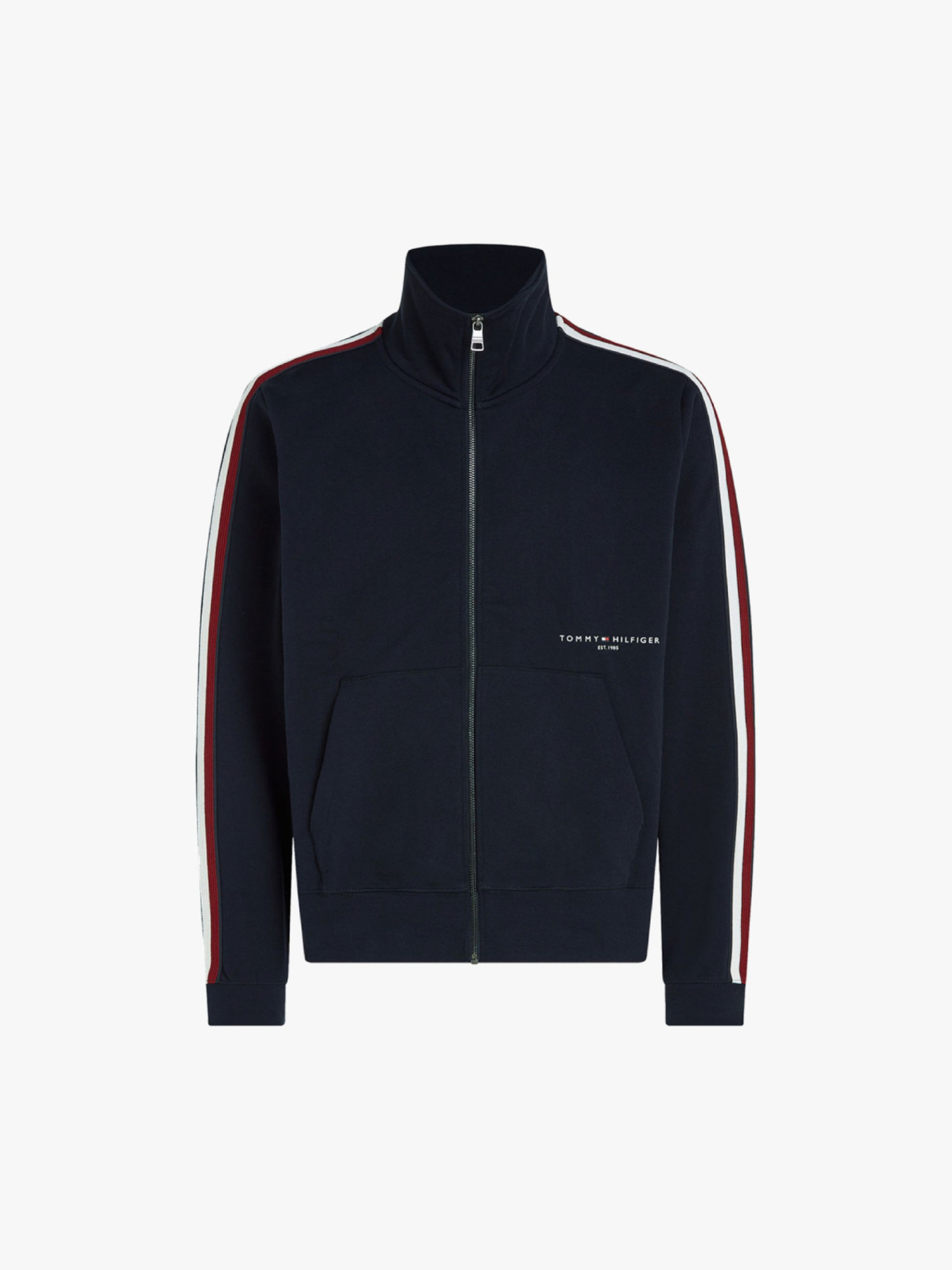 detail Tommy Hilfiger pánska modrá mikina Global