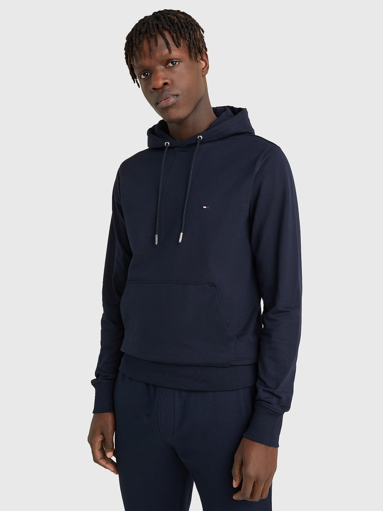 detail Tommy Hilfiger pánska tmavomodrá mikina 1985 Hoody