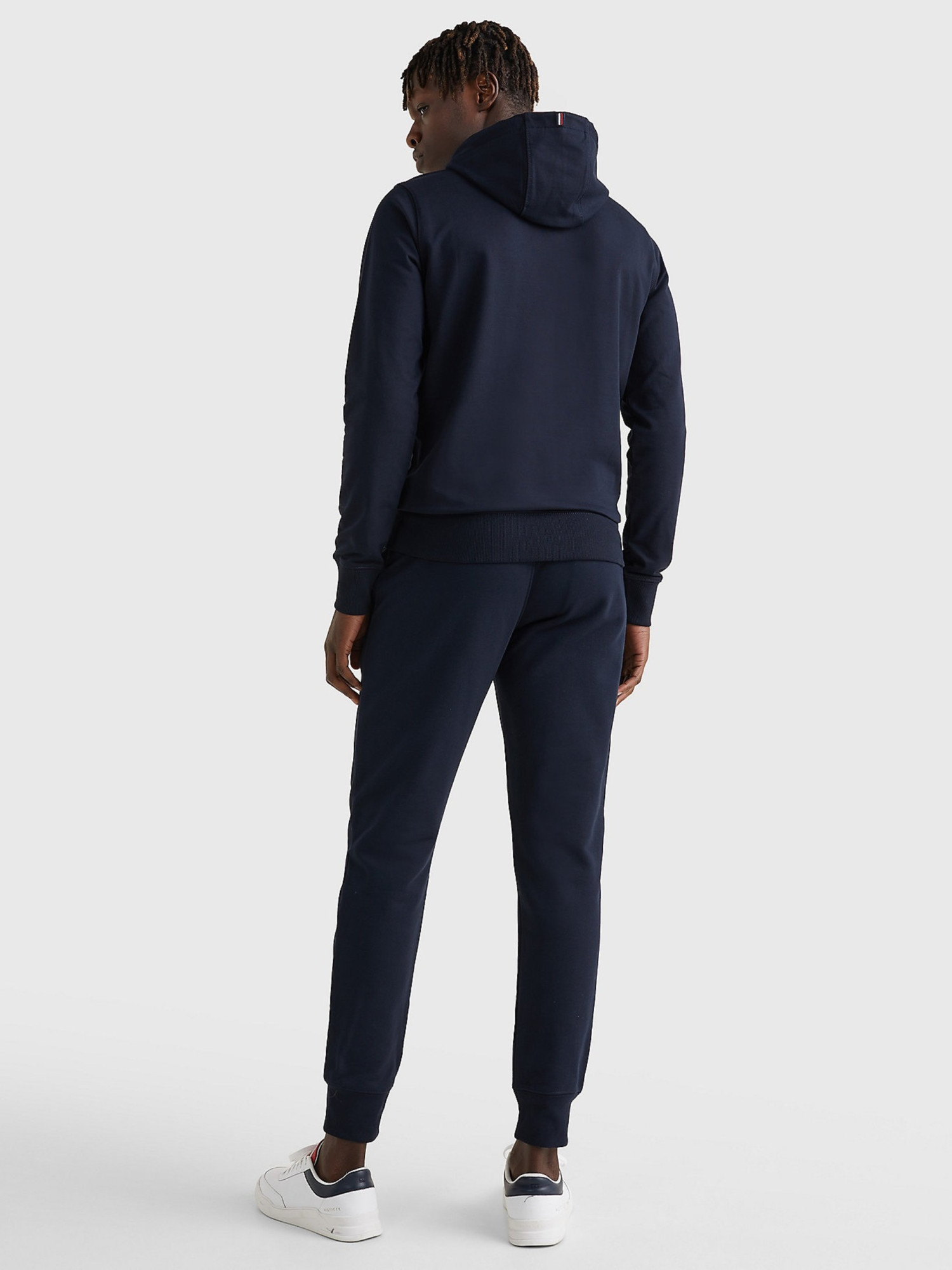 detail Tommy Hilfiger pánska tmavomodrá mikina 1985 Hoody