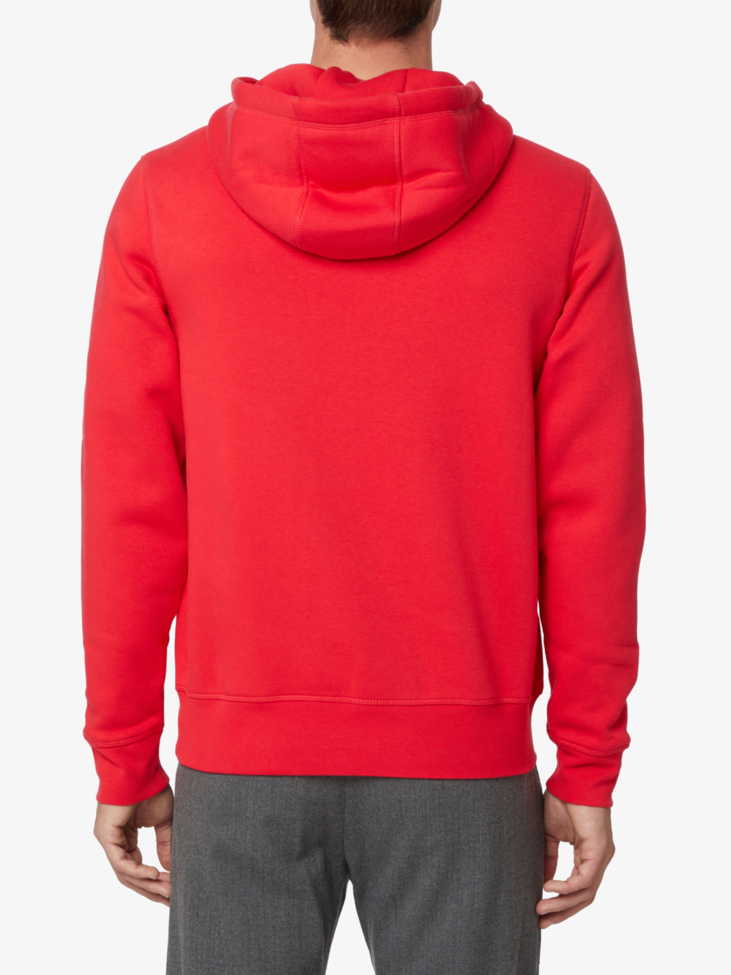 detail Tommy Hilfiger pánska červená mikina Logo Hoody