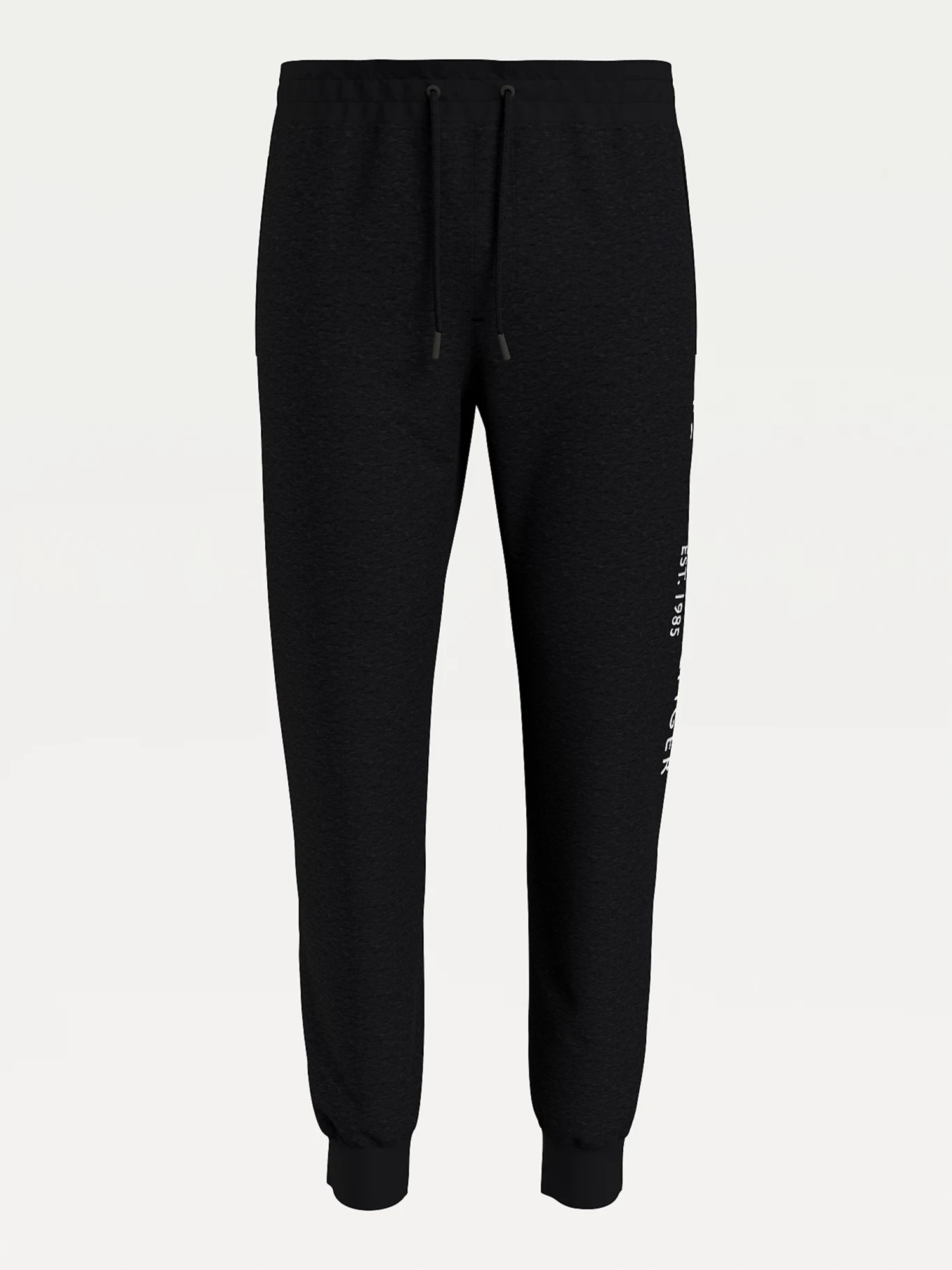detail Tommy Hilfiger pánske čierne tepláky