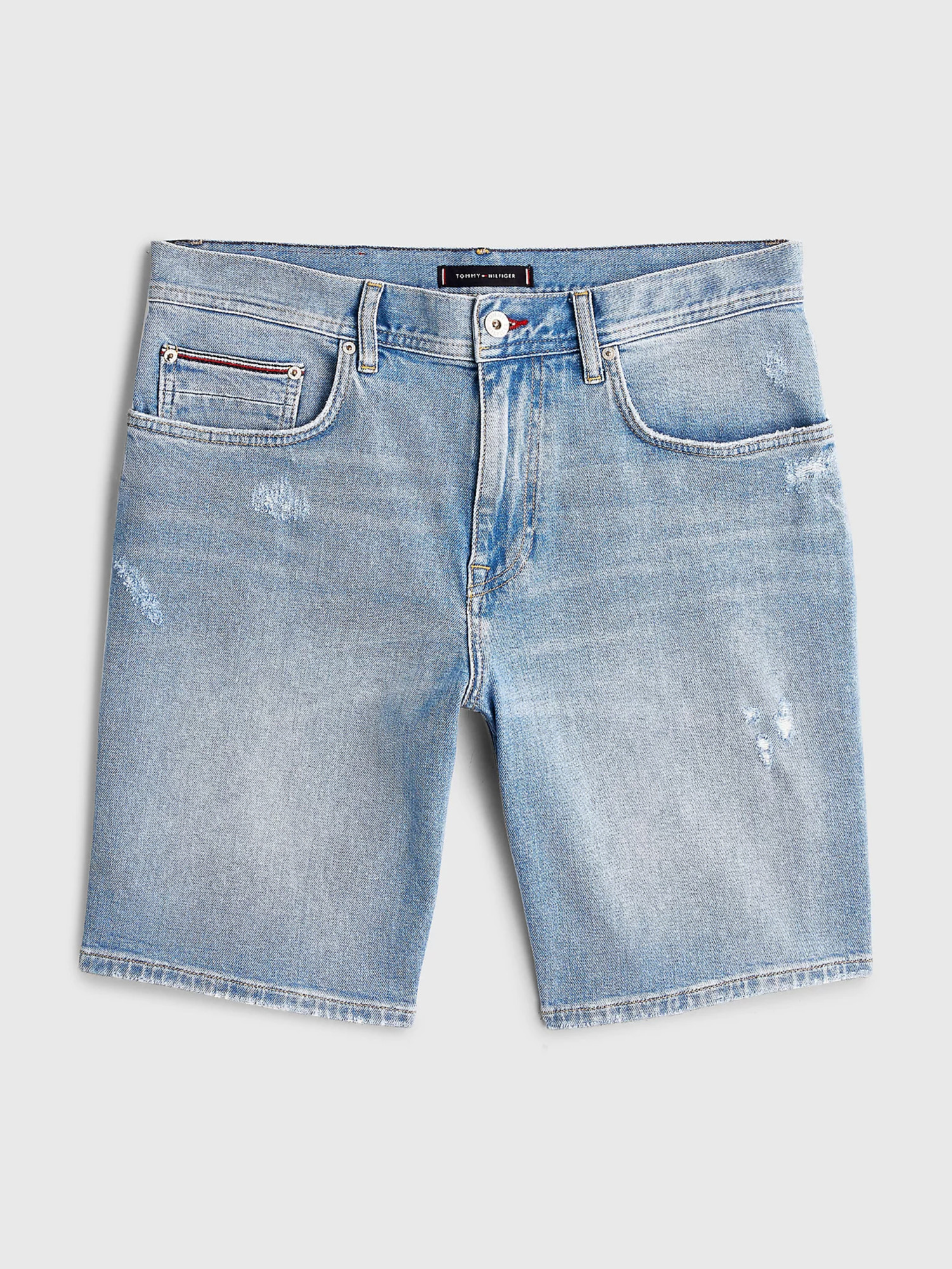 detail Tommy Hilfiger pánske džínsové šortky Brooklyn