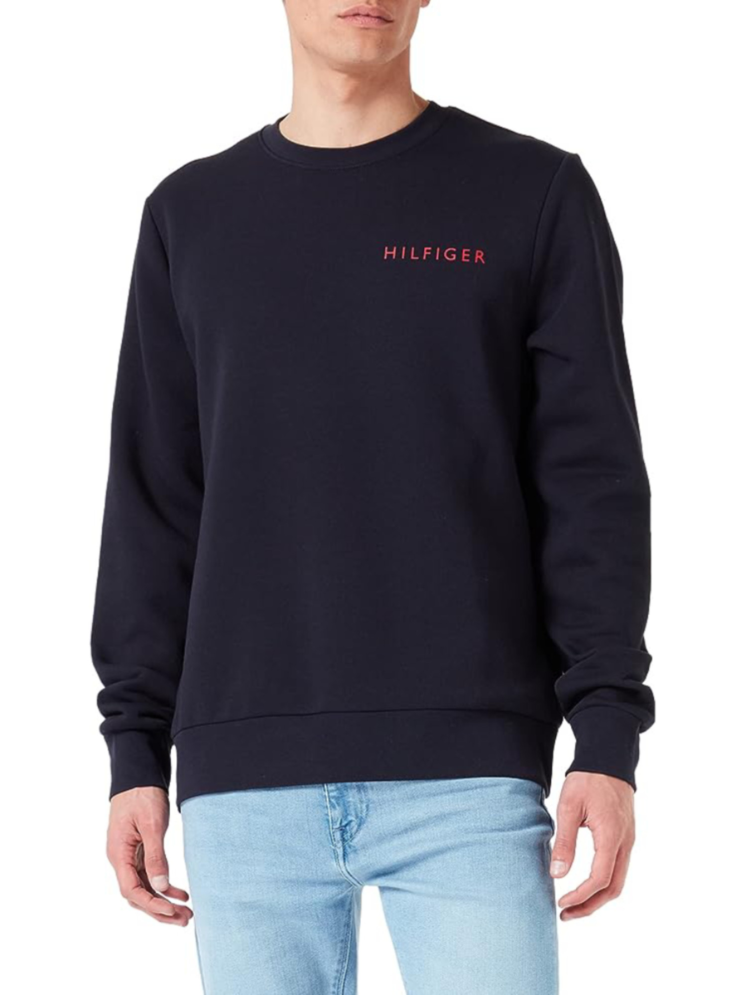 detail Tommy Hilfiger pánska tmavomodrá mikina