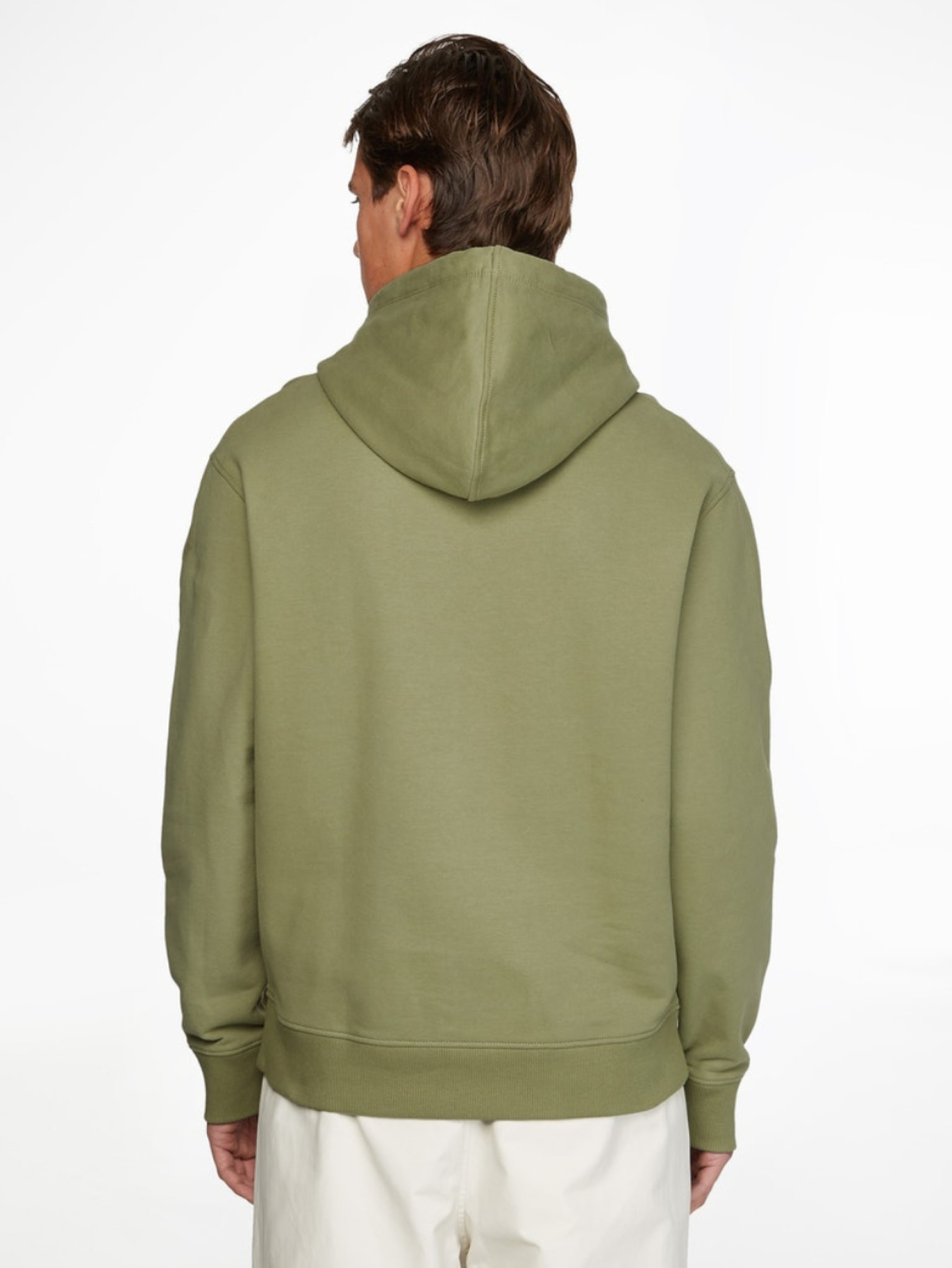 detail Calvin Klein pánska zelená mikina