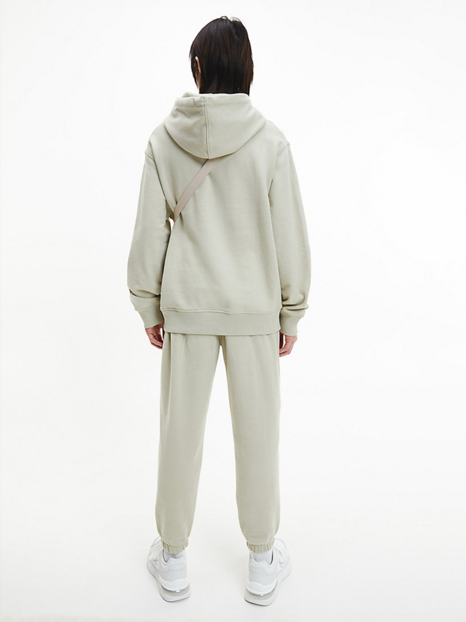 detail Calvin Klein pánska svetlozelená mikina