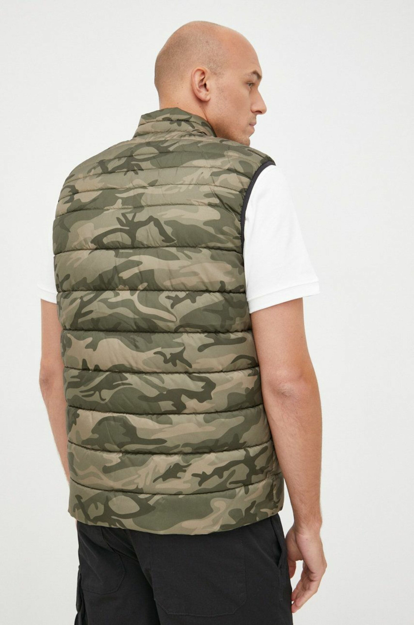 detail Pepe Jeans pánska zelená vesta Jack