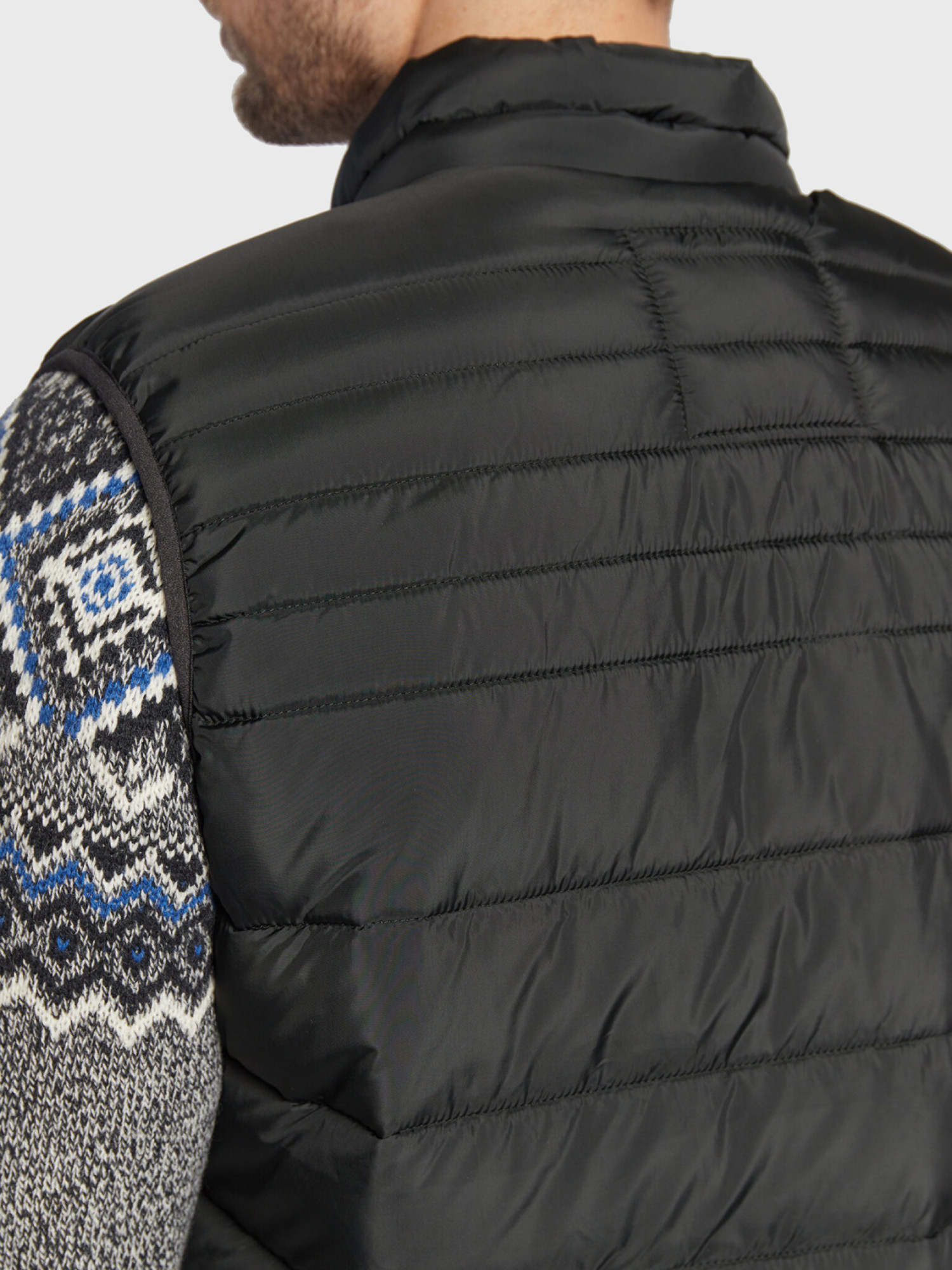 detail Pepe Jeans pánska čierna vesta Jack