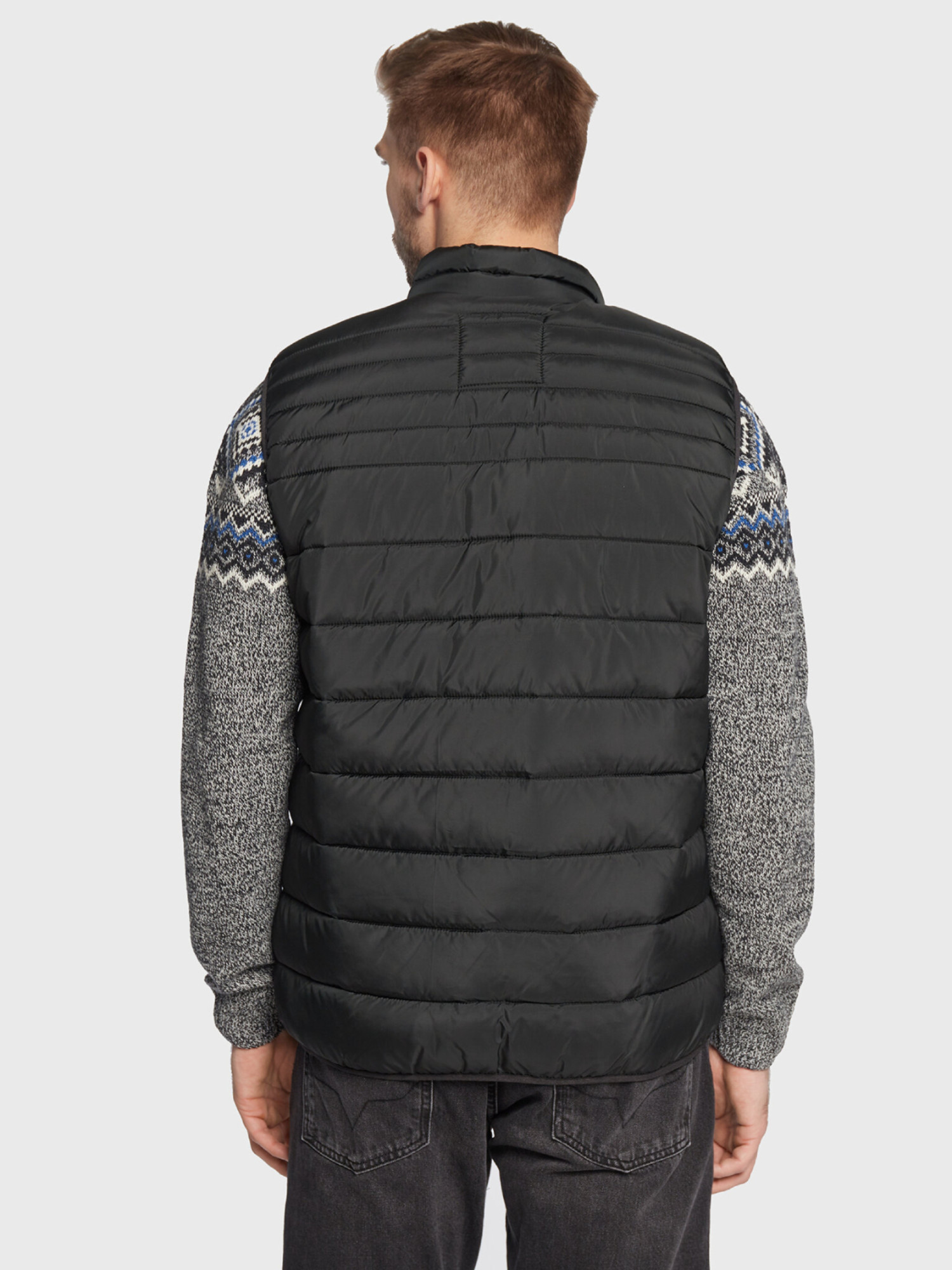 detail Pepe Jeans pánska čierna vesta Jack