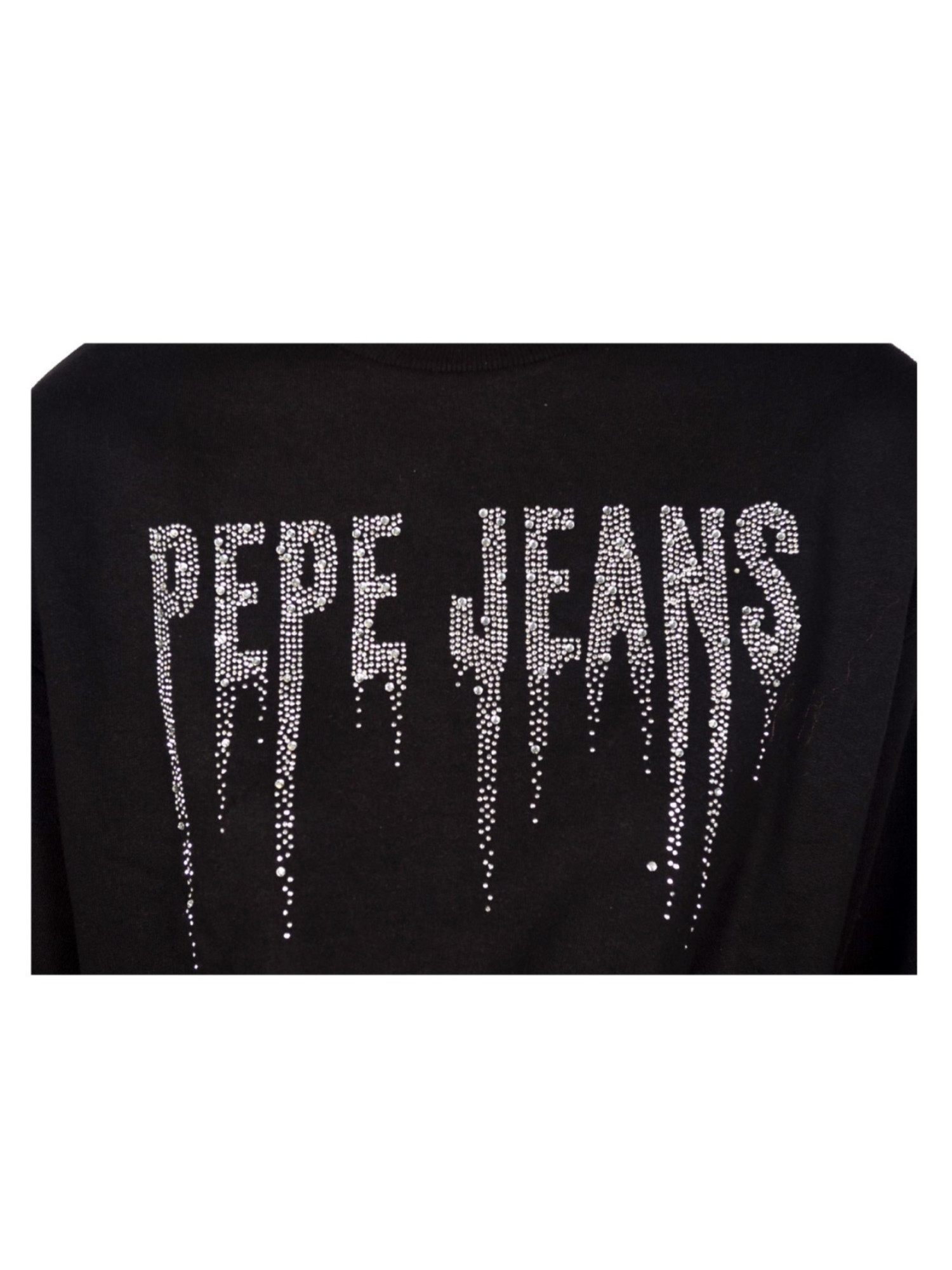 detail Pepe Jeans dámska čierna mikina Debbie