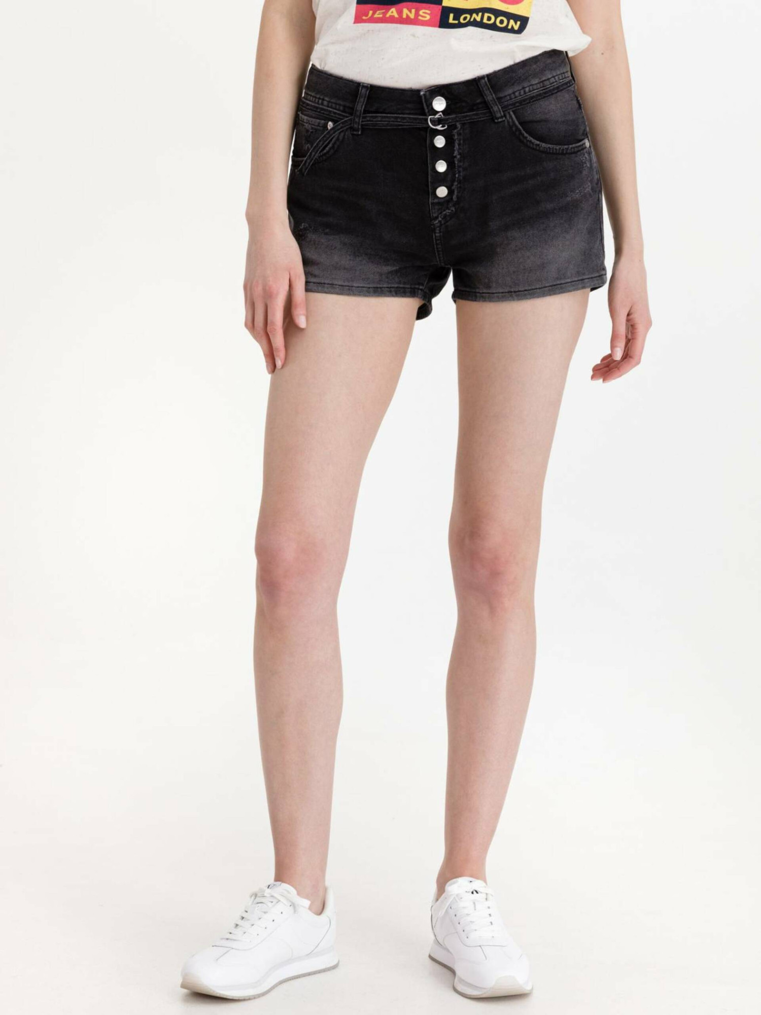 detail Pepe Jeans dámske džínsové šortky Bonita