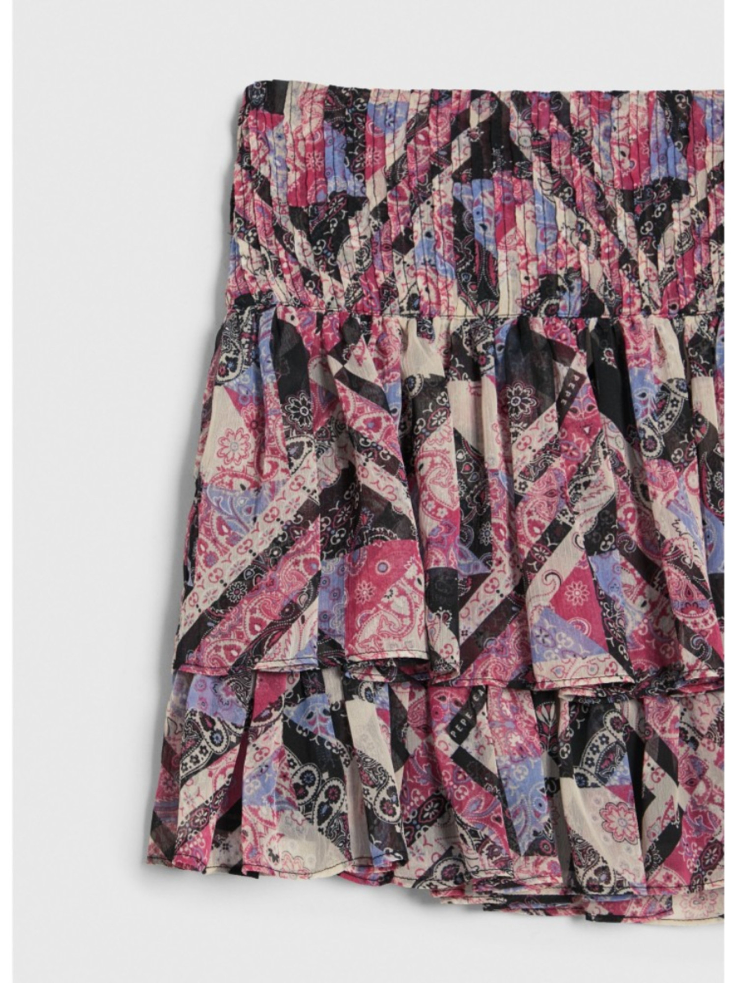 detail Pepe Jeans dámska volánová sukňa Pipa