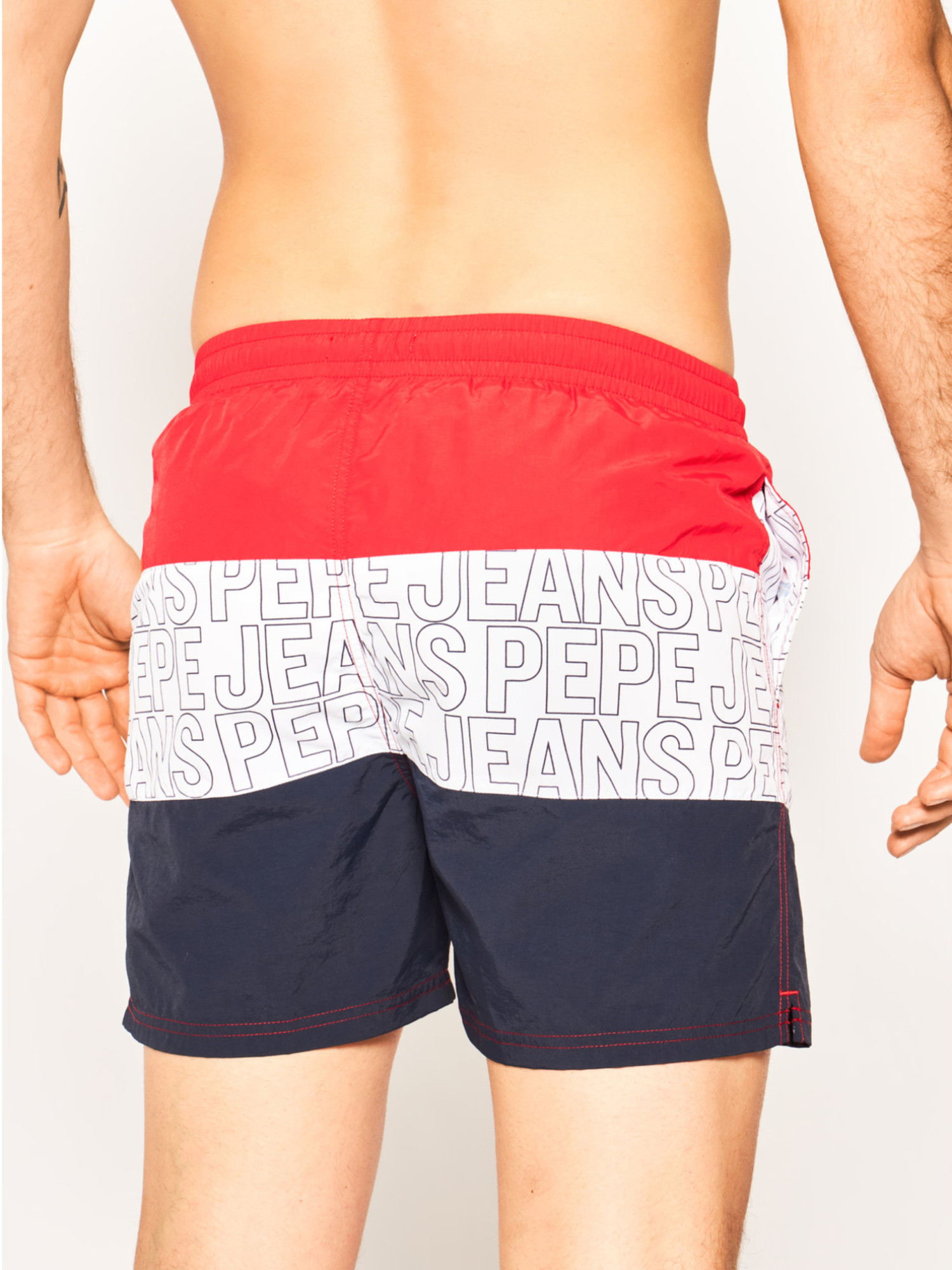 detail Pepe Jeans pánske viacfarebné plavky Erik