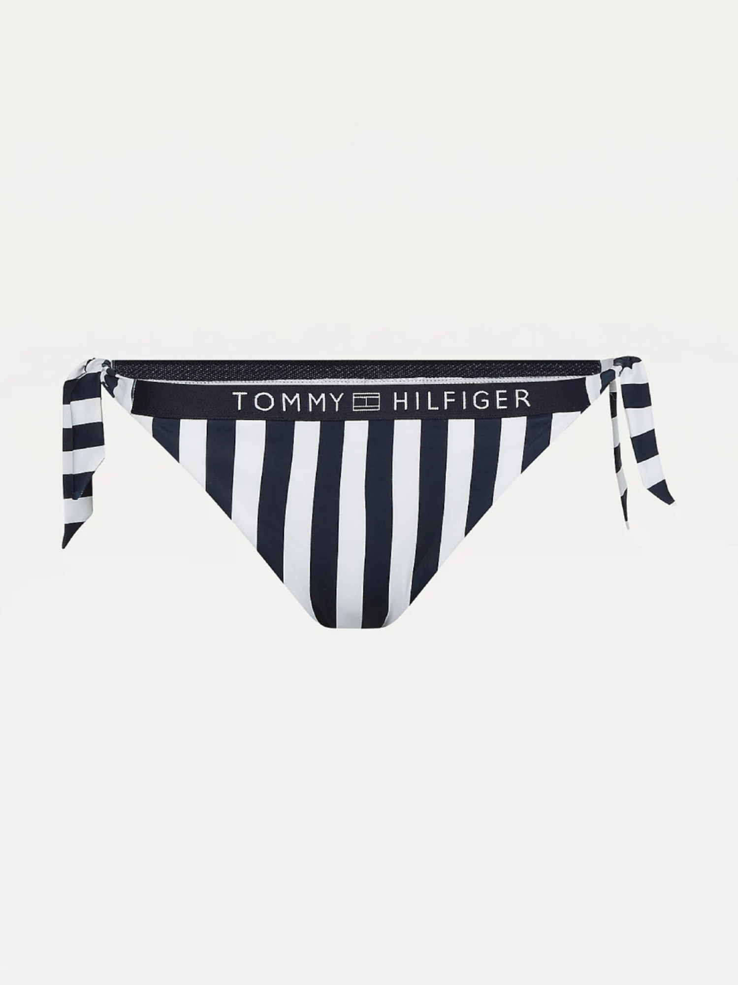 detail Tommy Hilfiger dámske pruhované plavkové nohavičky