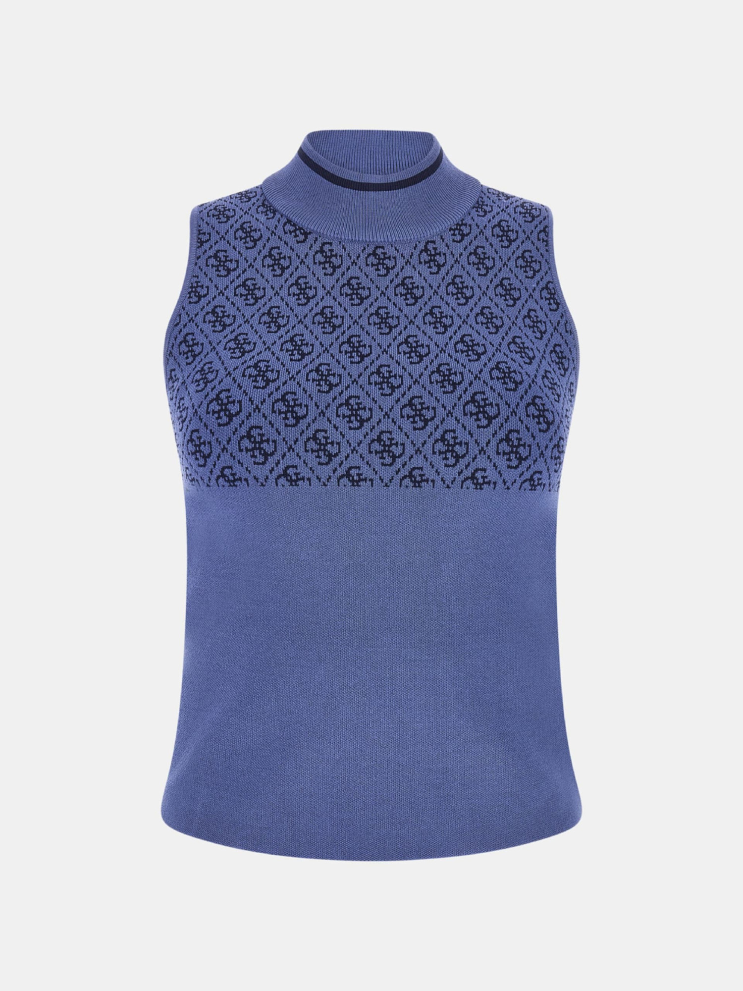 detail Guess dámsky modrý sveterový top