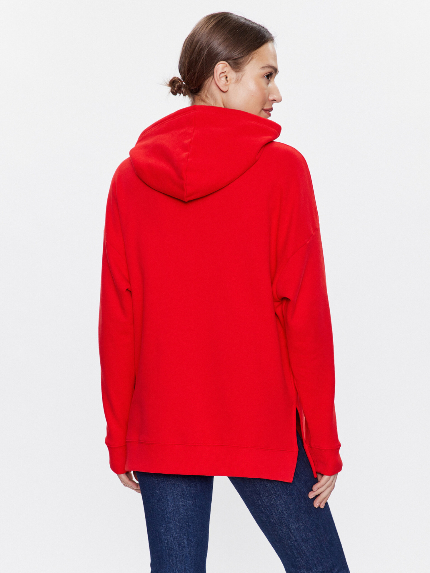 detail Tommy Hilfiger dámska červená mikina