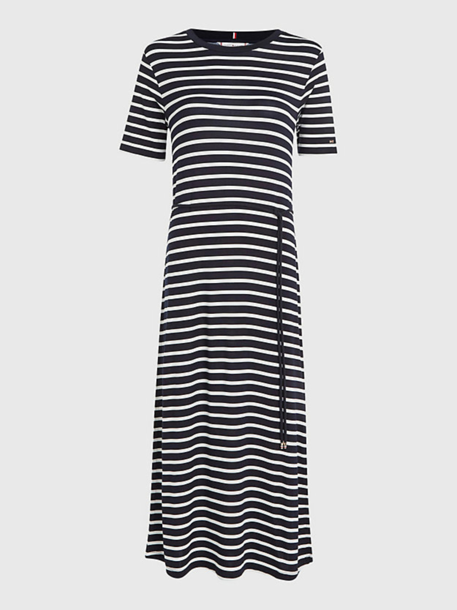 detail Tommy Hilfiger dámske pruhované šaty