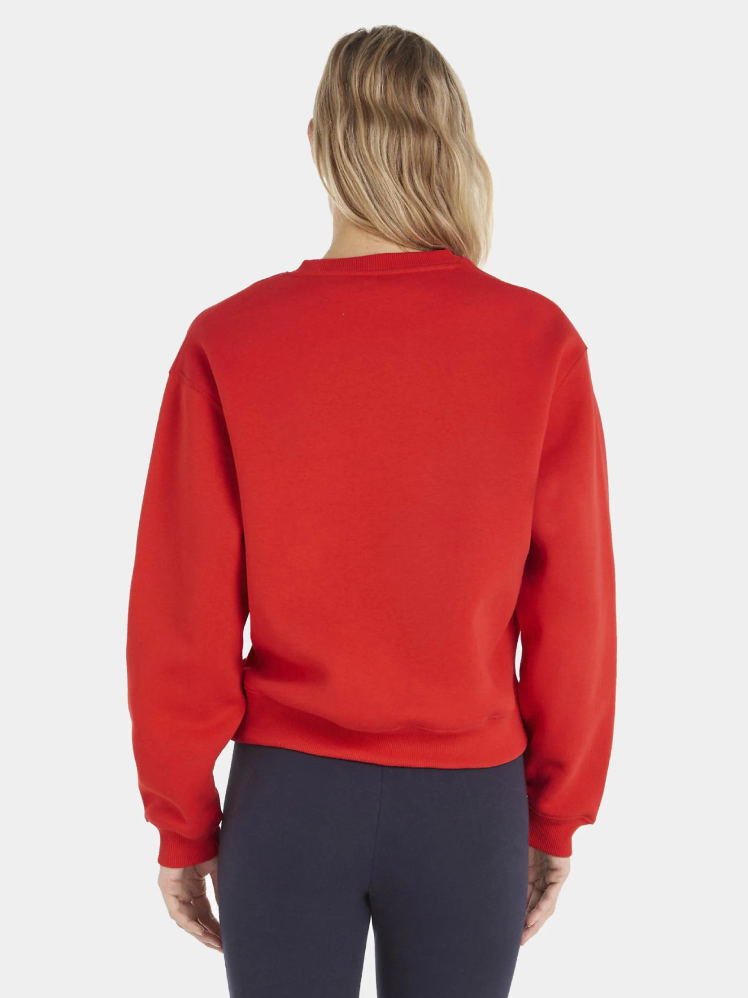 detail Tommy Hilfiger dámska červená mikina