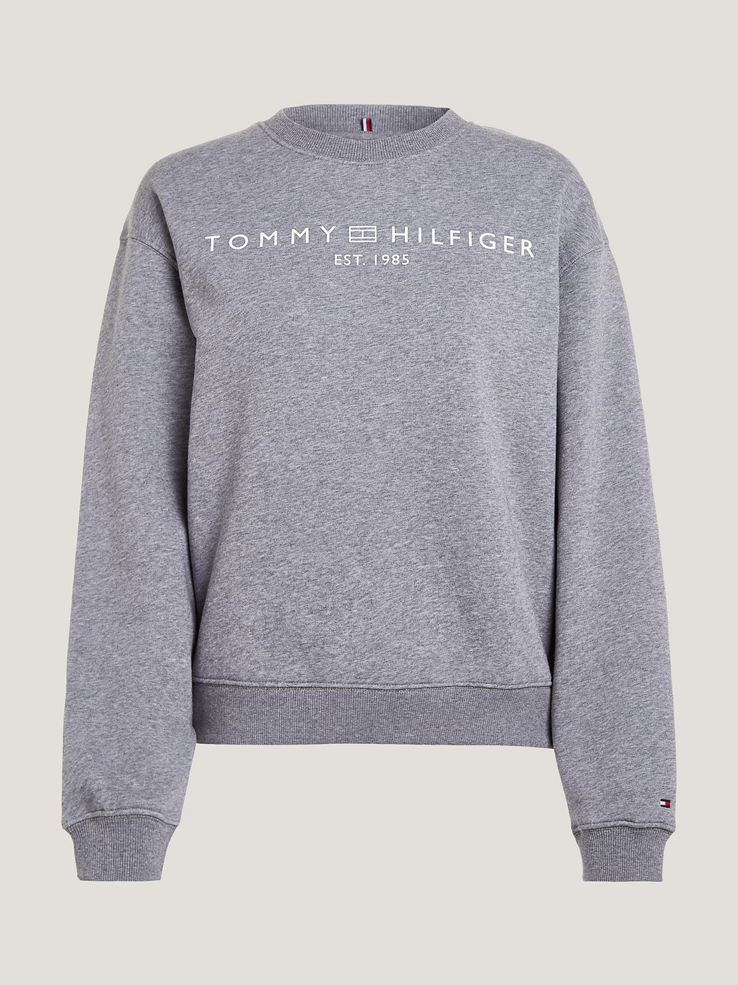 detail Tommy Hilfiger dámska šedá mikina