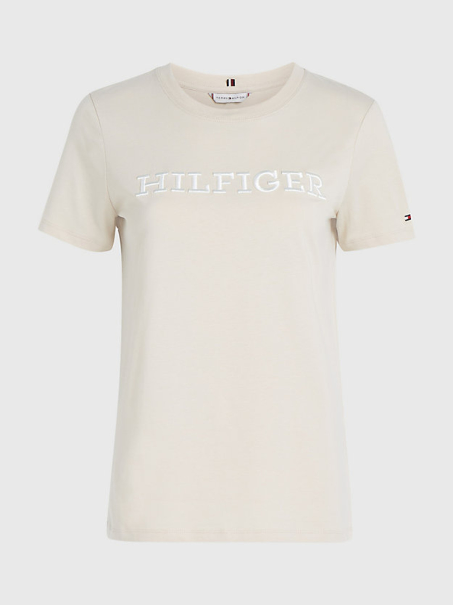 detail Tommy Hilfiger dámske tmavo modré tričko