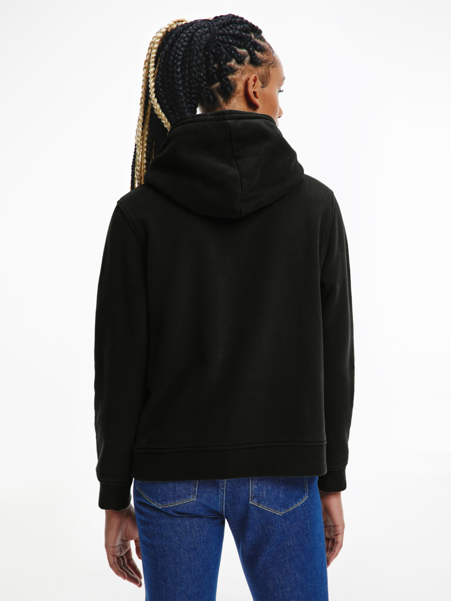 detail Tommy Hilfiger dámska čierna mikina