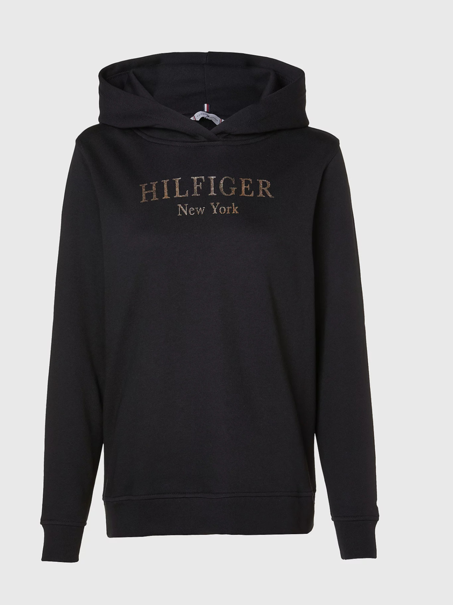detail Tommy Hilfiger dámska čierna mikina