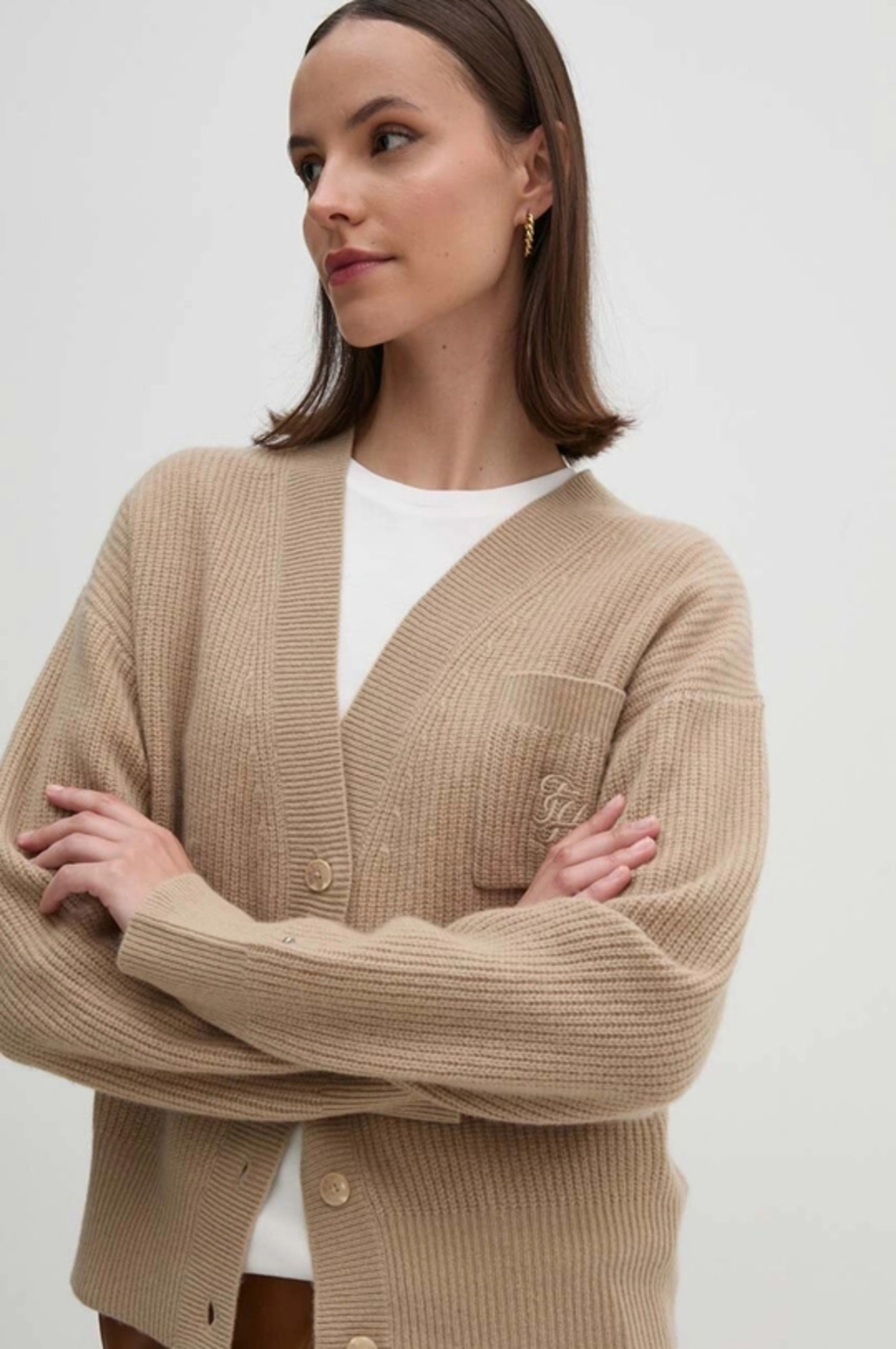 detail Tommy Hilfiger dámsky vlnený sveter