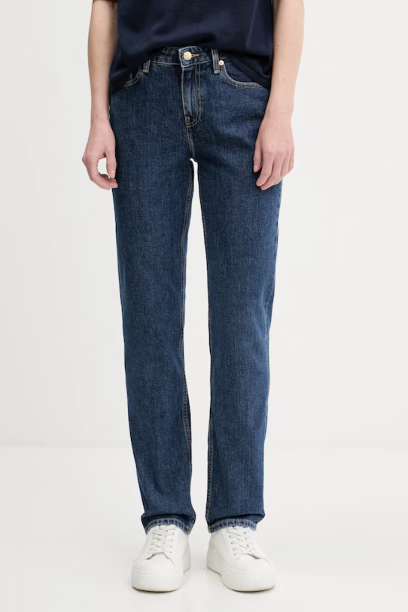detail Tommy Hilfiger dámske straight džínsy