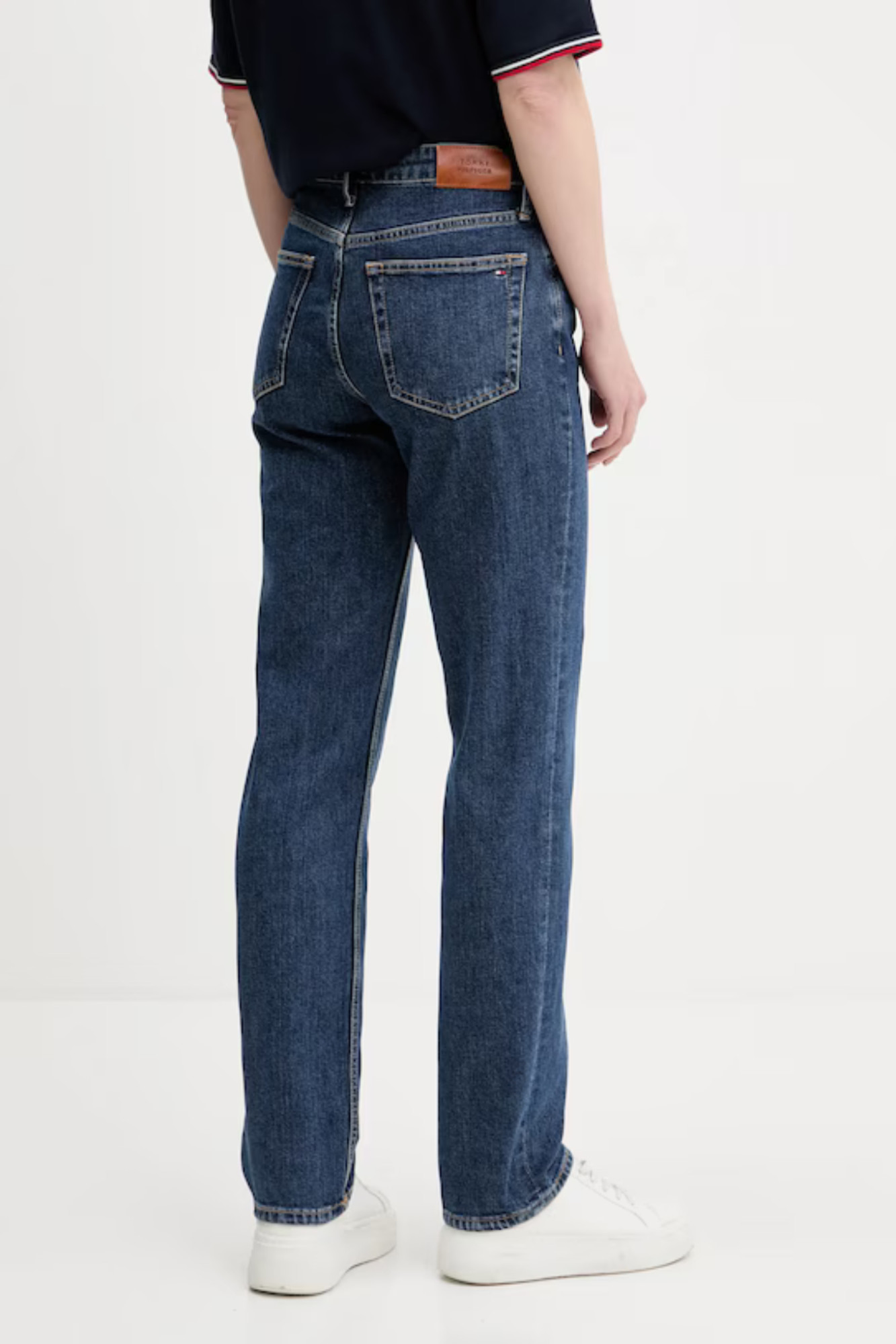 detail Tommy Hilfiger dámske straight džínsy