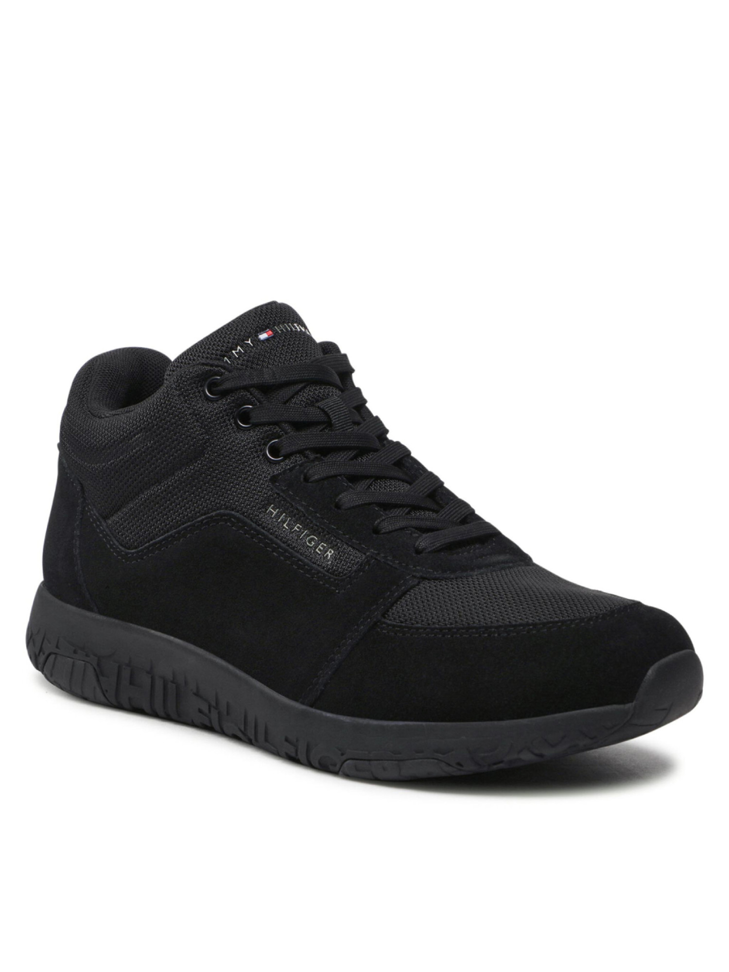 detail Tommy Hilfiger pánske čierne tenisky
