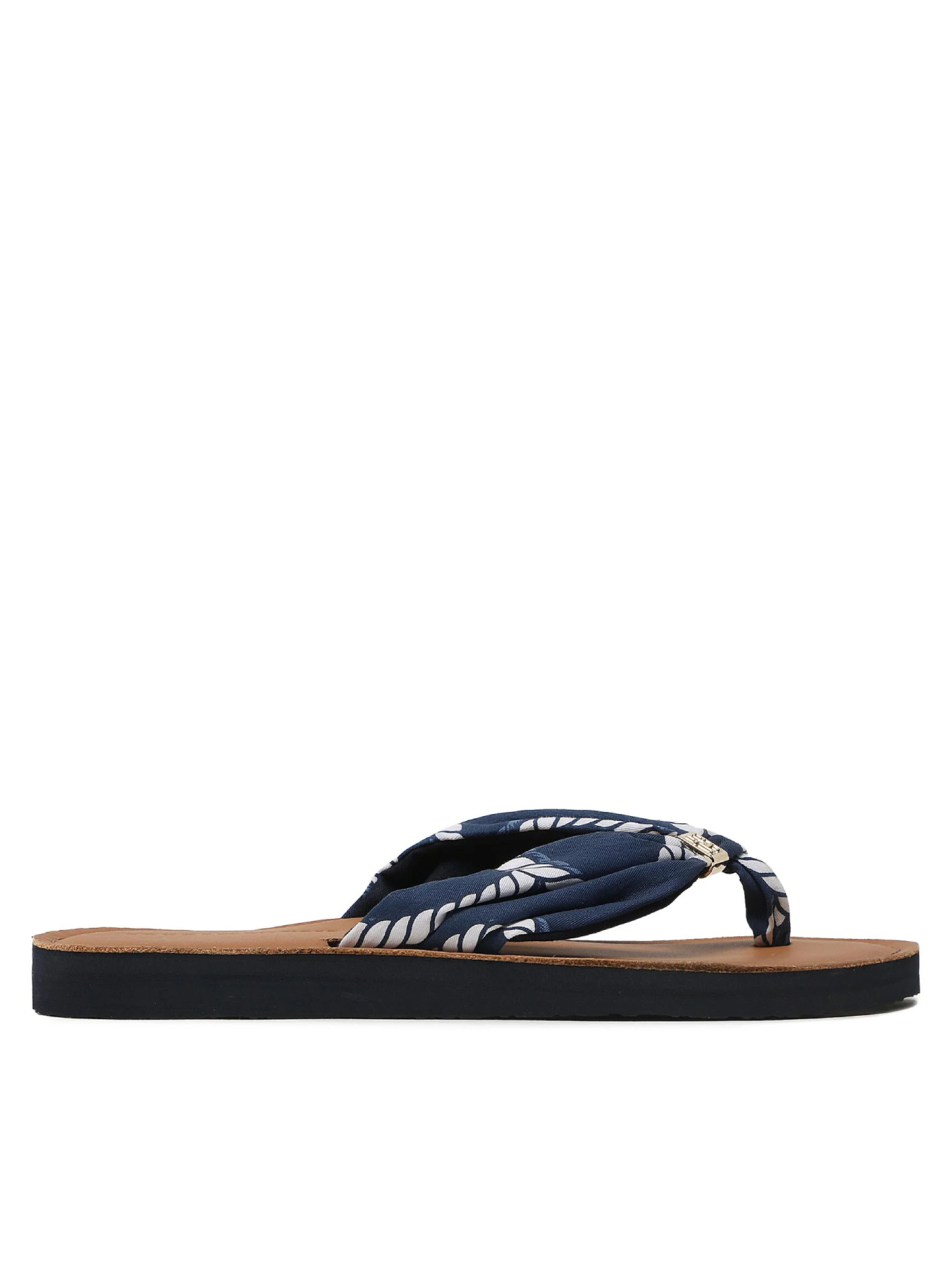 detail Tommy Hilfiger dámske modrobiele žabky