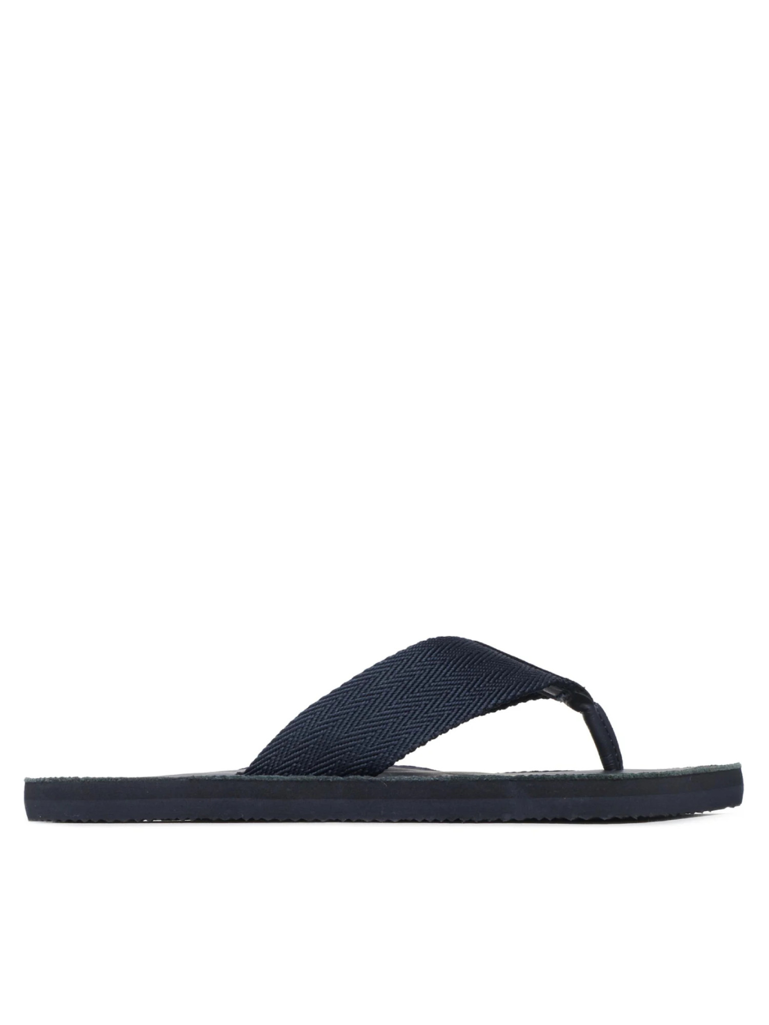 detail Tommy Hilfiger pánske tmavomodré žabky