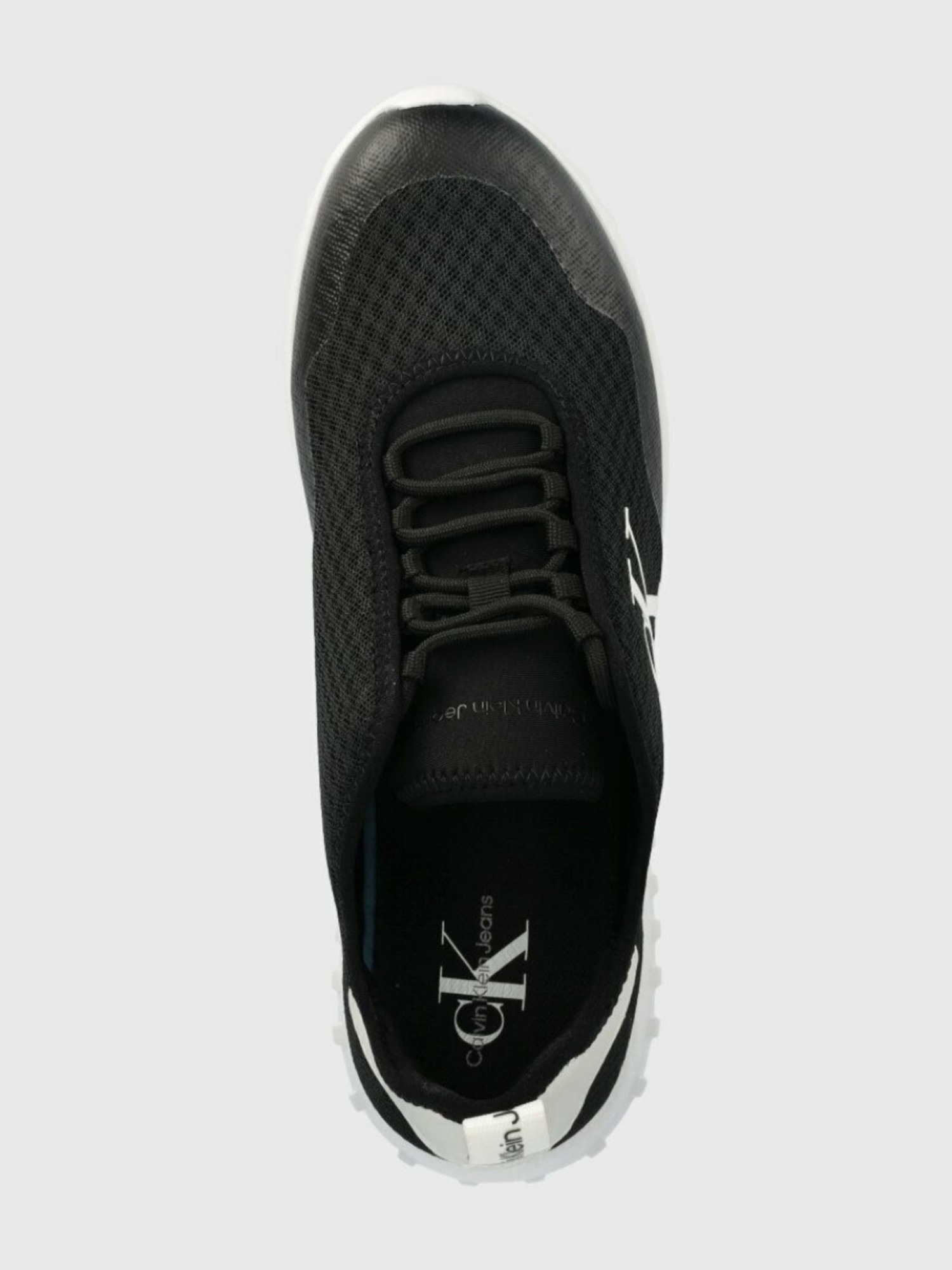detail Calvin Klein pánske čierne tenisky ŠPORTY RUNNER EVA SLIPON MESH