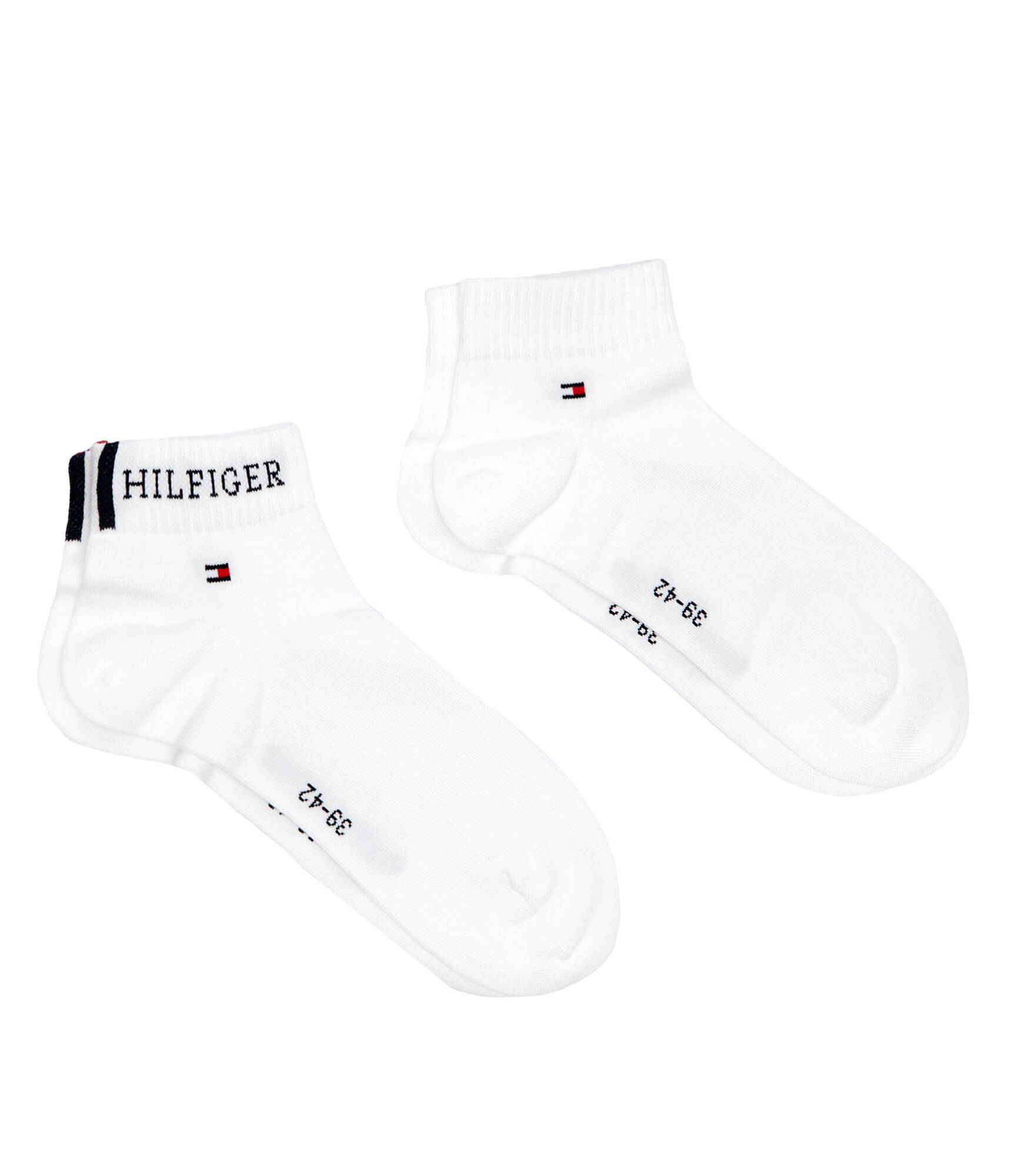 detail Tommy Hilfiger pánske biele ponožky 2 pack