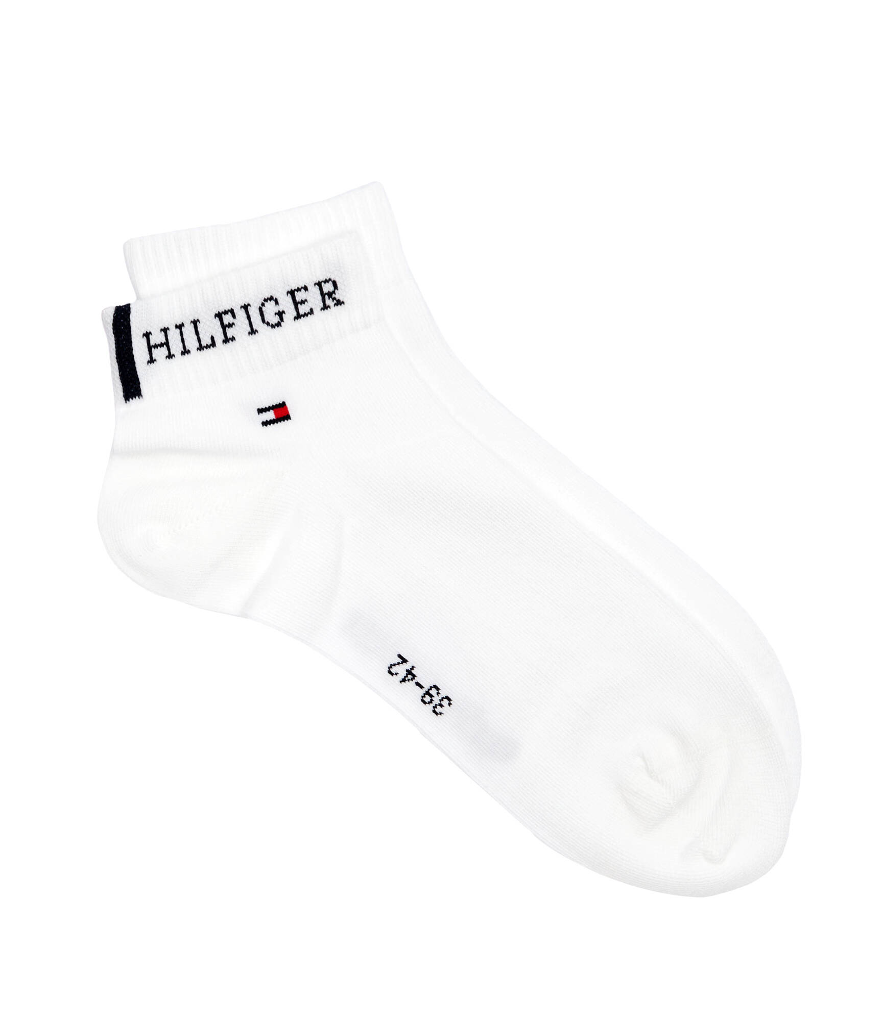 detail Tommy Hilfiger pánske biele ponožky 2 pack