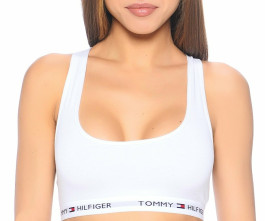 nahlad Tommy Hilfiger dámska biela športová podprsenka Iconic