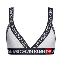 nahlad Calvin Klein dámska šedá športová podprsenka