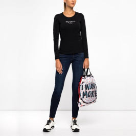 nahlad Pepe Jeans dámske tmavomodré džínsy Lola