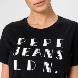 nahlad Pepe Jeans dámske čierne tričko