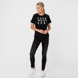 nahlad Pepe Jeans dámske čierne tričko