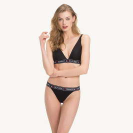 nahlad Tommy Hilfiger dámska čierna podprsenka Triangle Bralette