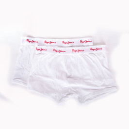nahlad Pepe Jeans pánské bílé boxerky Oliver 2 pack