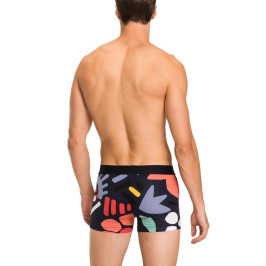nahlad Tommy Hilfiger pánske tmavomodré boxerky Abstract